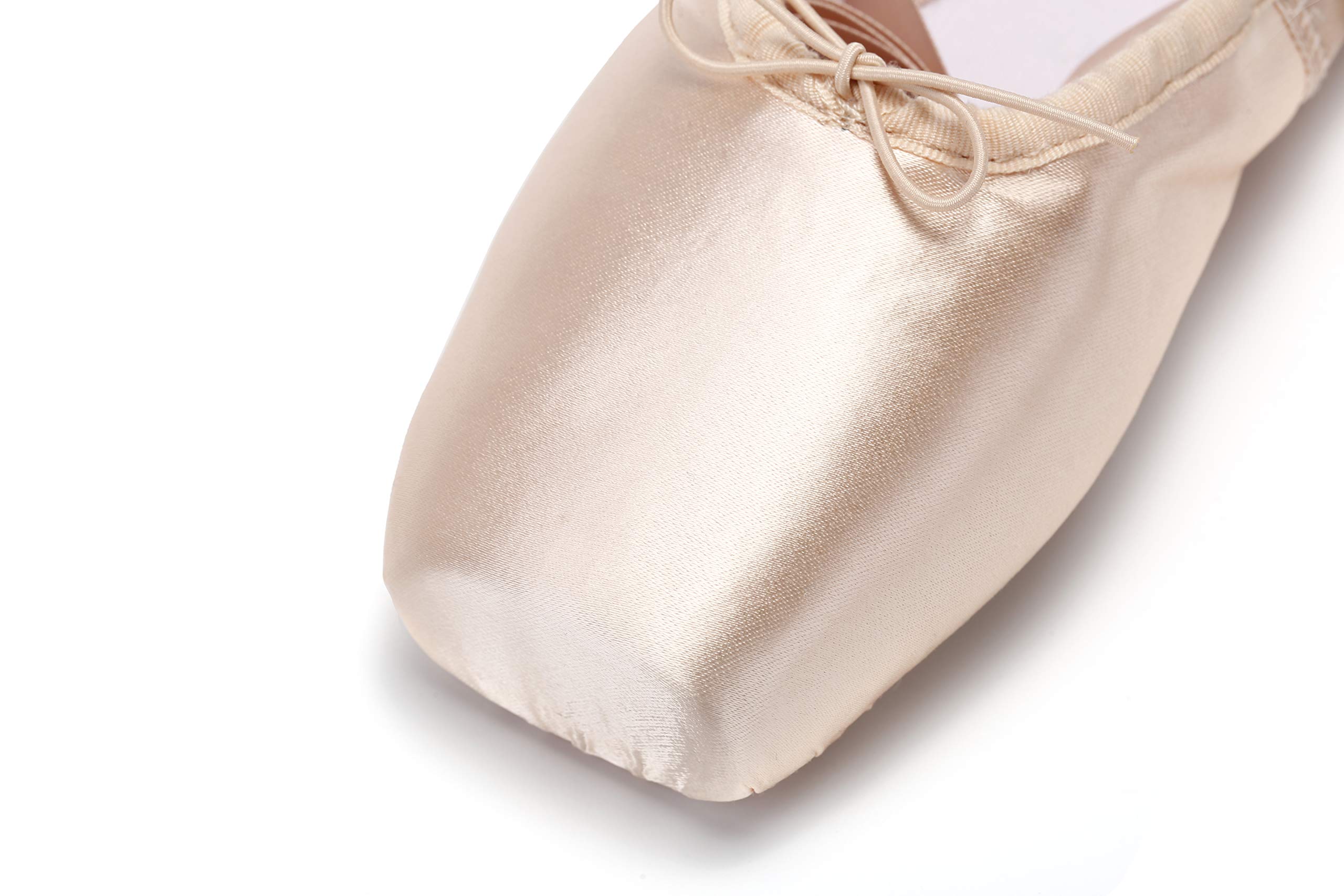 Wendy Wu Women's Ballet Dance Shoes - Pink Satin Ballet Flats for Women - Size 10 - Perfect for Ballet Class, Dance Practice & Performance