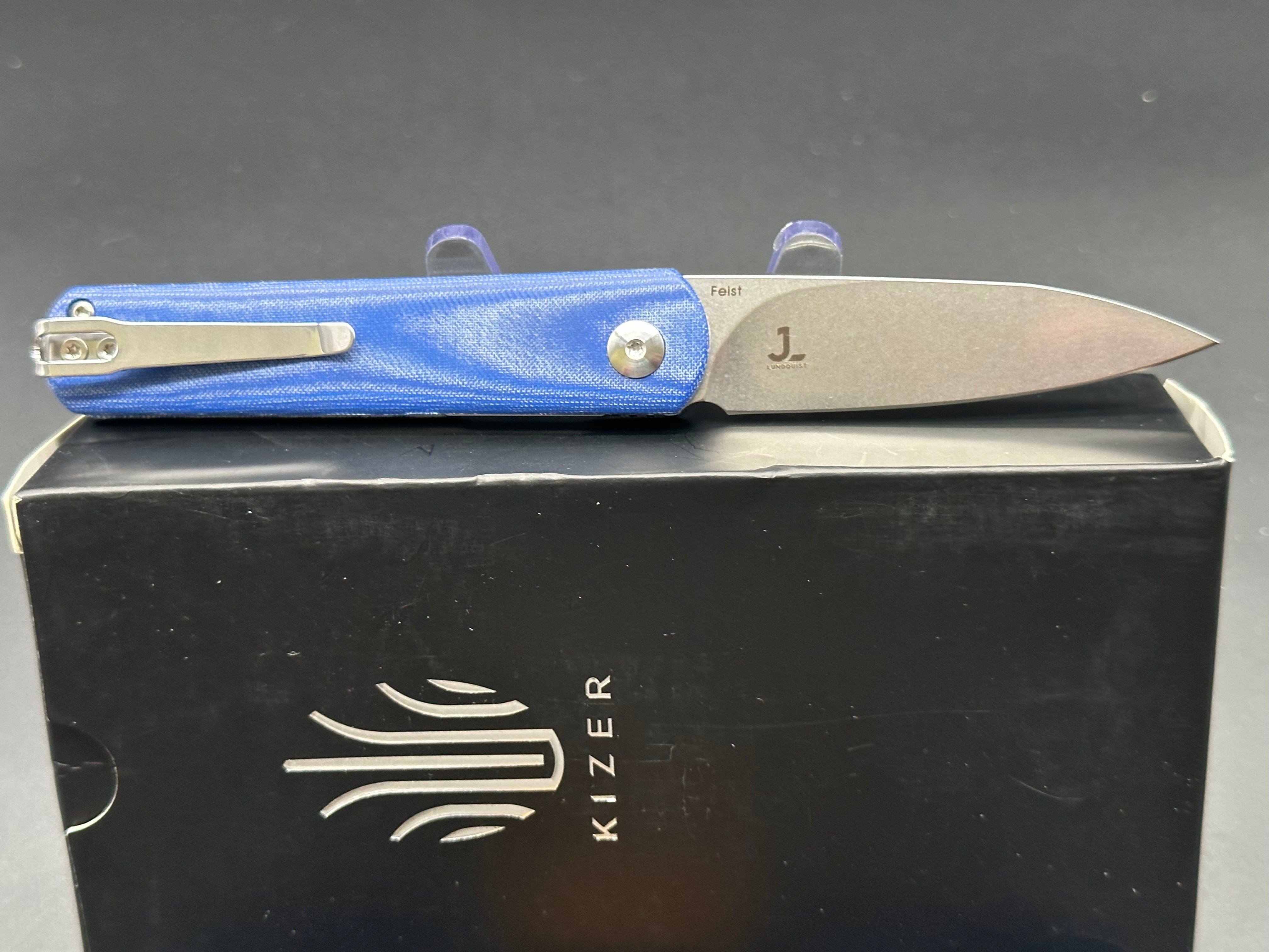 Kizer Feist Folding Pocket Knife - Premium EDC Knife for Outdoor, Camping & Everyday Carry | High-Quality Stainless Steel Blade & Ergonomic Handle