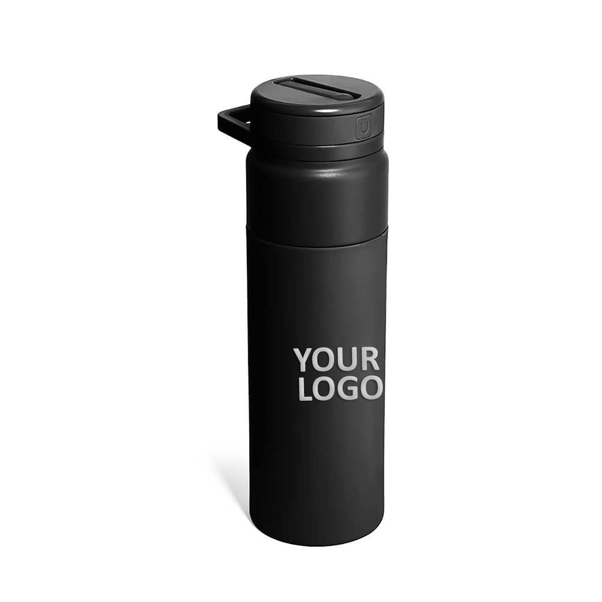 Brumate Rotera 25 Oz Insulated Stainless Steel Tumbler with Lid - Black | Leakproof Travel Mug for Hot & Cold Drinks | Perfect for Office, Gym, Commuting & Outdoor Activities