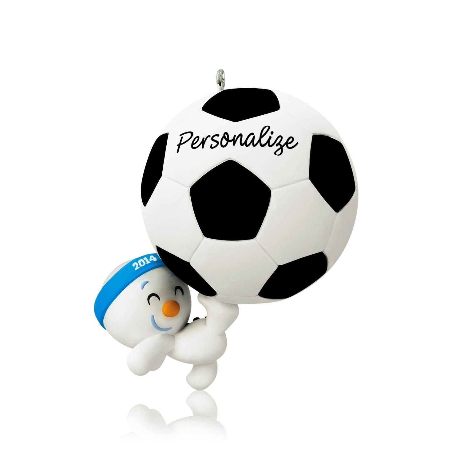 Hallmark Keepsake Ornament Soccer Star 2014 - Collectible Christmas Tree Decoration for Soccer Fans & Holiday Decor