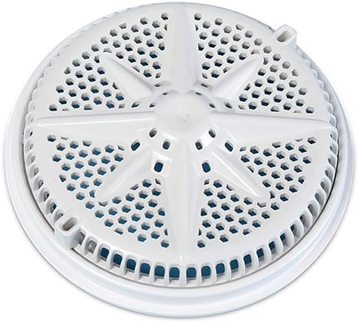 Pentair 8 Inch White StarGuard Pool Safety Cover with Short Ring - Durable Above Ground Swimming Pool Winter Protection Cover for Safety & Debris Prevention