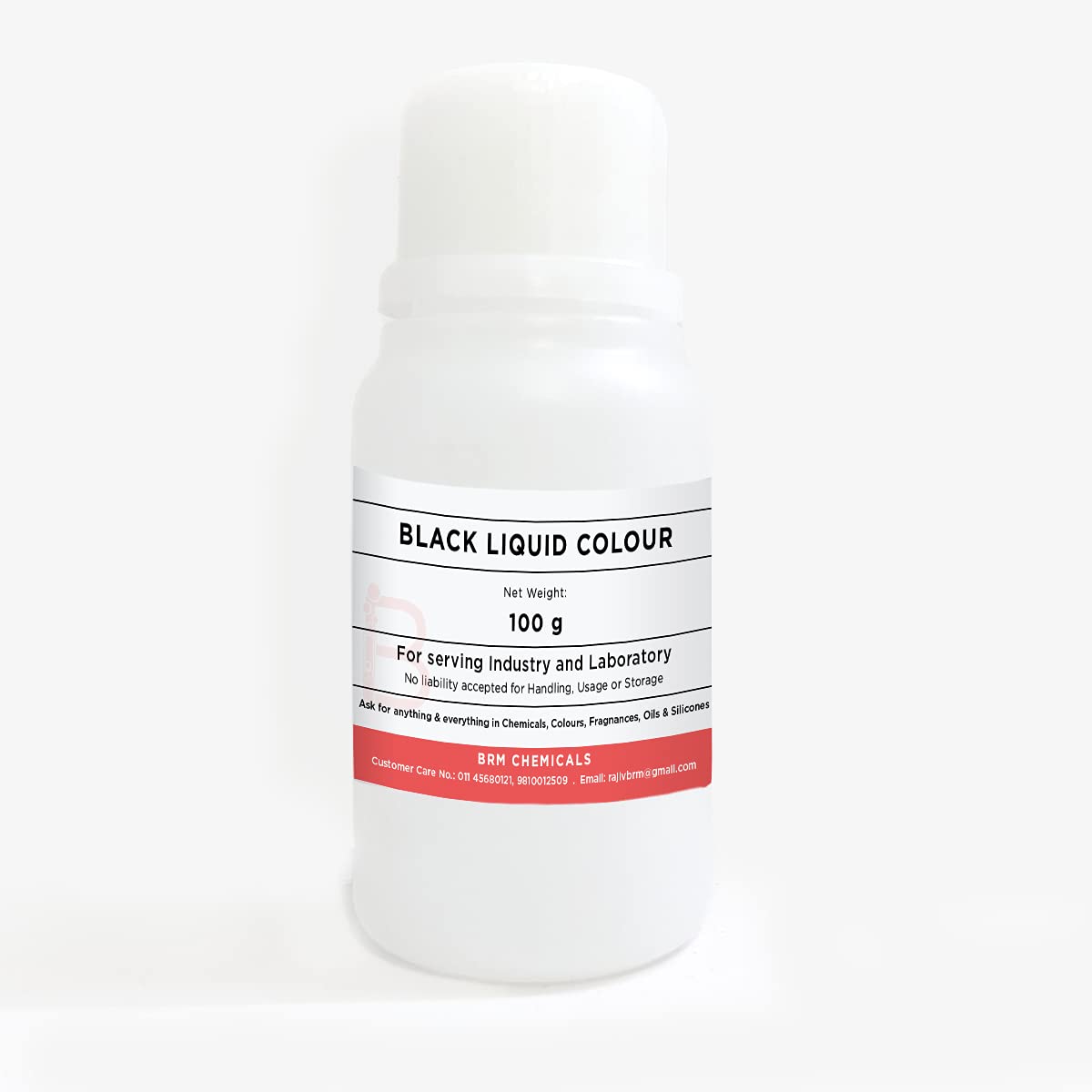 BRM Chemicals Black Liquid Dye - 100g Water Soluble Colorant for Soap Making, Shampoo, Lotion, Cosmetics & DIY Skincare - Perfect for Handmade Bath Products, Hair Care & Makeup Creation