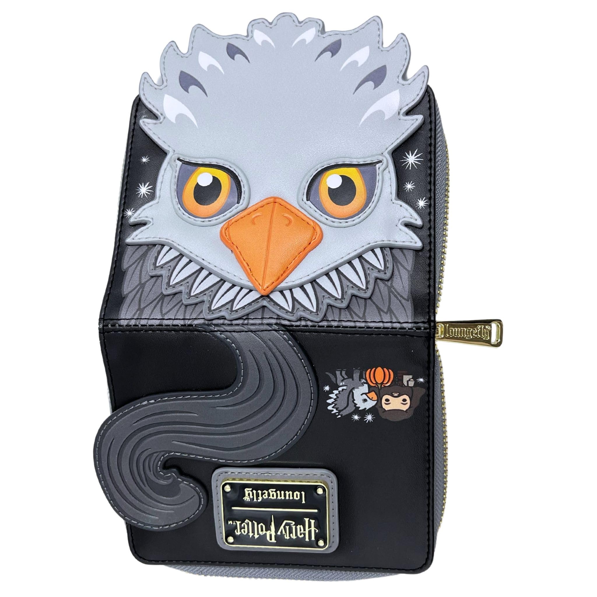 Loungefly Harry Potter Buckbeak The Hippogriff Cosplay Zip-Around Wallet - Authentic Collectible for Fans, Perfect for Conventions & Movie Nights