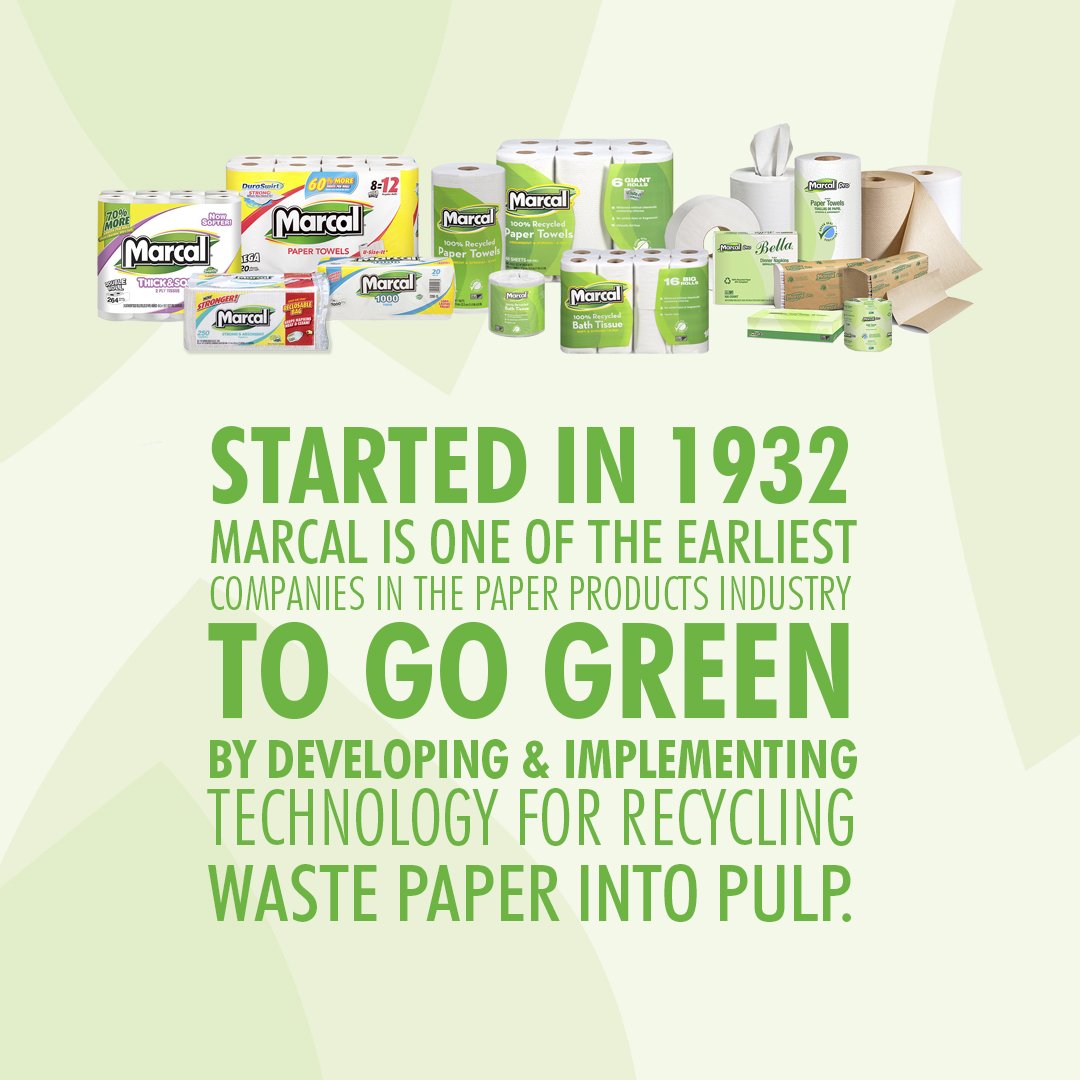 Marcal Green Seal Certified 100% Recycled Paper Towels - 2 Ply, 140 Sheets Per Roll, 12 Rolls Per Case (U-Size-It Sheets) | Eco-Friendly Kitchen & Cleaning Supplies for Home, Office & Commercial Use