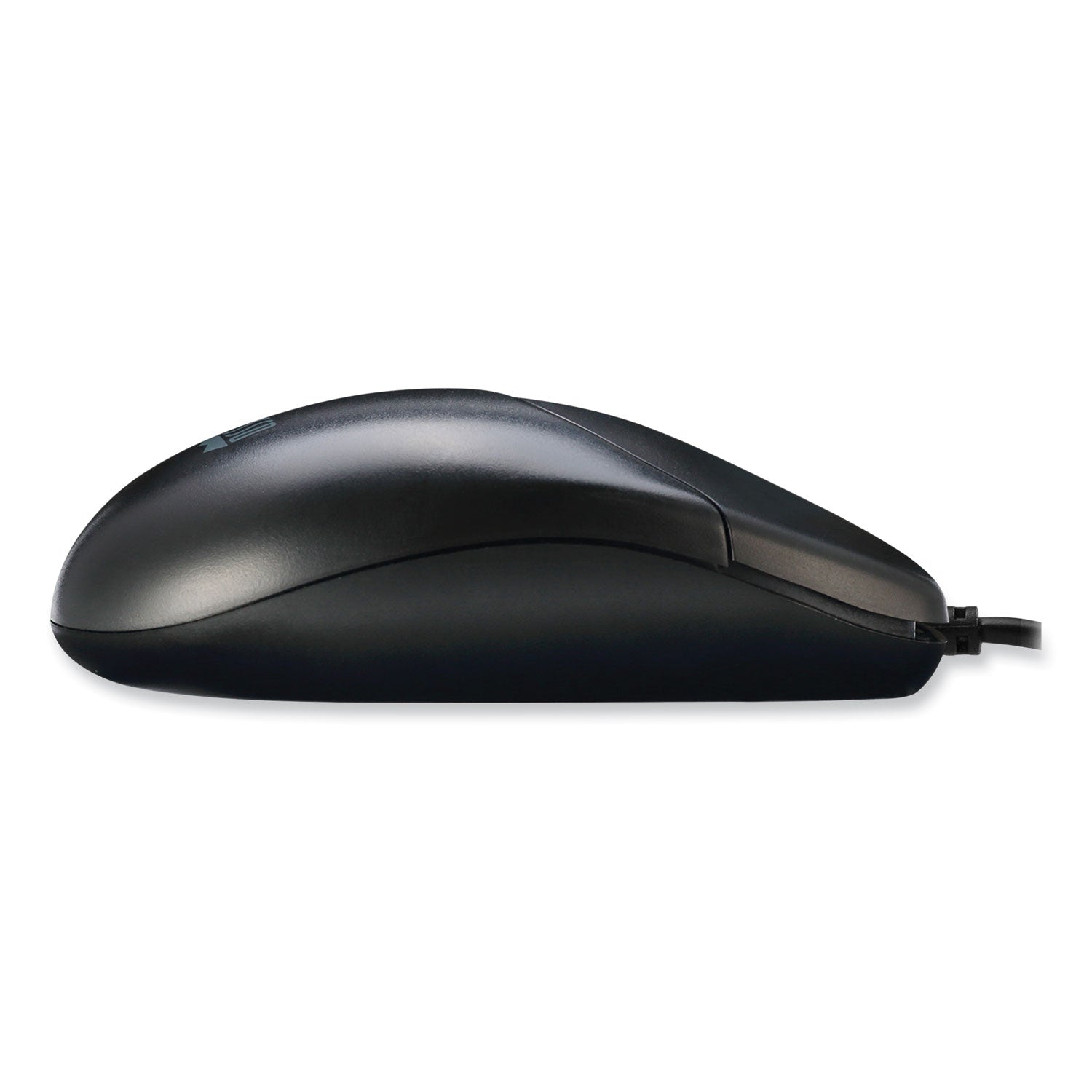 Adesso iMouse Full-Sized USB Wired Mouse - Ergonomic Ambidextrous Design for Left & Right Hand Use (Black) - Perfect for Office, Gaming & Home Computer Workstations