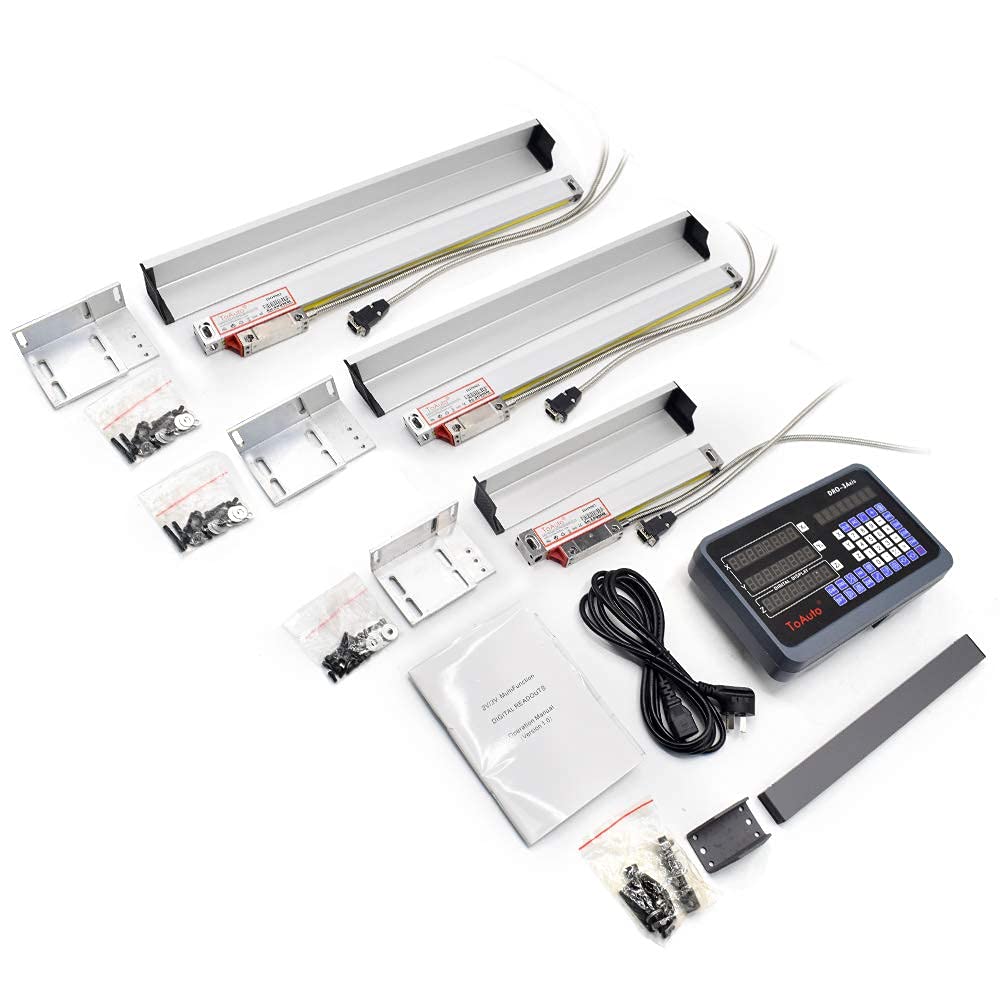 3-Axis Digital Readout (DRO) System for Milling & Lathe Machines - 13.8