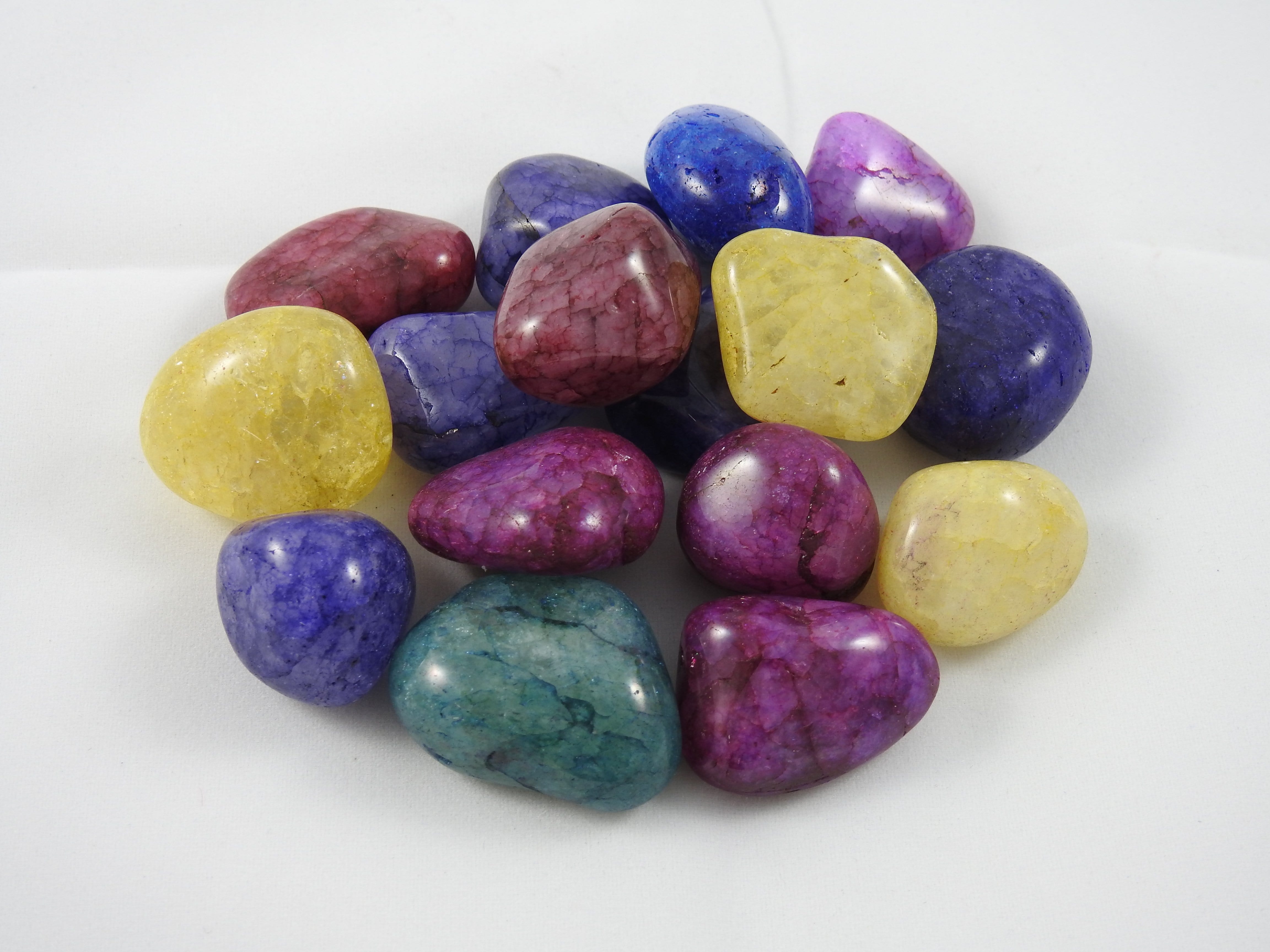 Natural Crackled Quartz Stone - Healing Crystal for Meditation, Reiki & Energy Work - 1 Piece - Perfect for Home Decor, Office Desk & Spiritual Practices