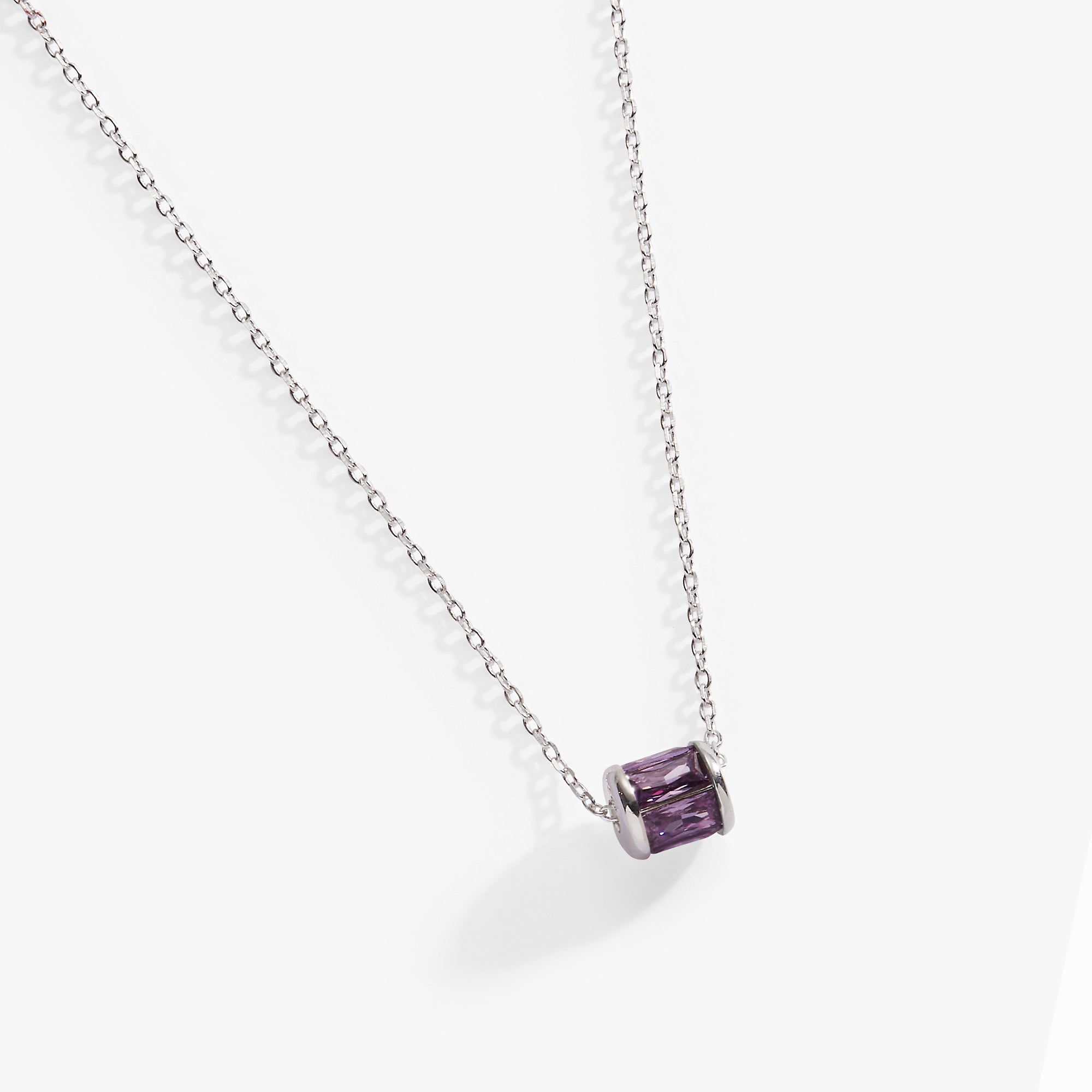 February Birthstone Amethyst Pendant Necklace - Elegant Jewelry Gift for Women, Valentine's Day & Anniversary - Perfect for Everyday Wear & Special Occasions