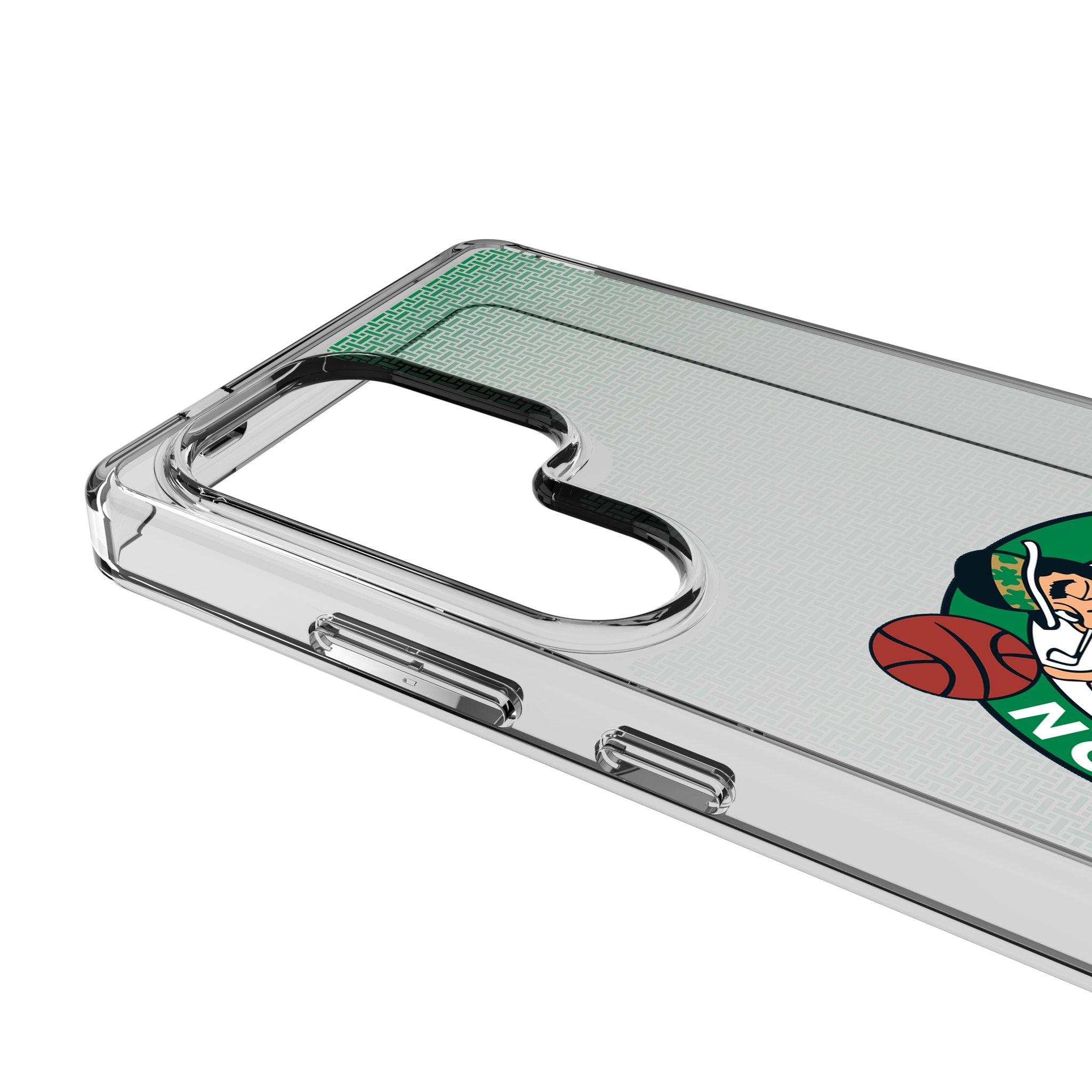Boston Celtics Linen Clear Phone Case for Samsung Galaxy S21/S22/S23 - Protective Slim Cover with Team Logo - Perfect for Celtics Fans & Game Day Accessories