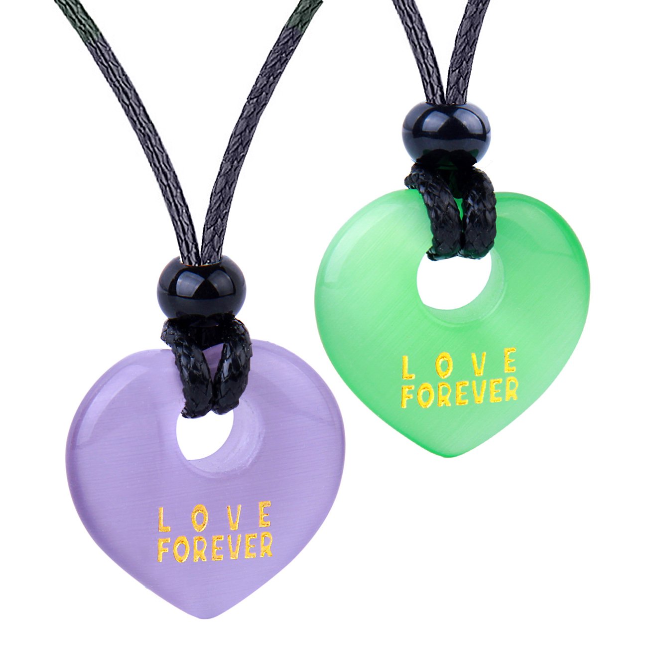 Inspirational Heart Donut Necklace for Couples & Best Friends - Faith Love Charm Pendant Gift for Anniversary, Valentine's Day & Special Occasions