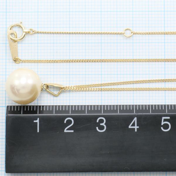 18K Yellow Gold Pearl Necklace for Women - Elegant Cultured Pearl Jewelry Gift for Wedding, Anniversary & Special Occasions