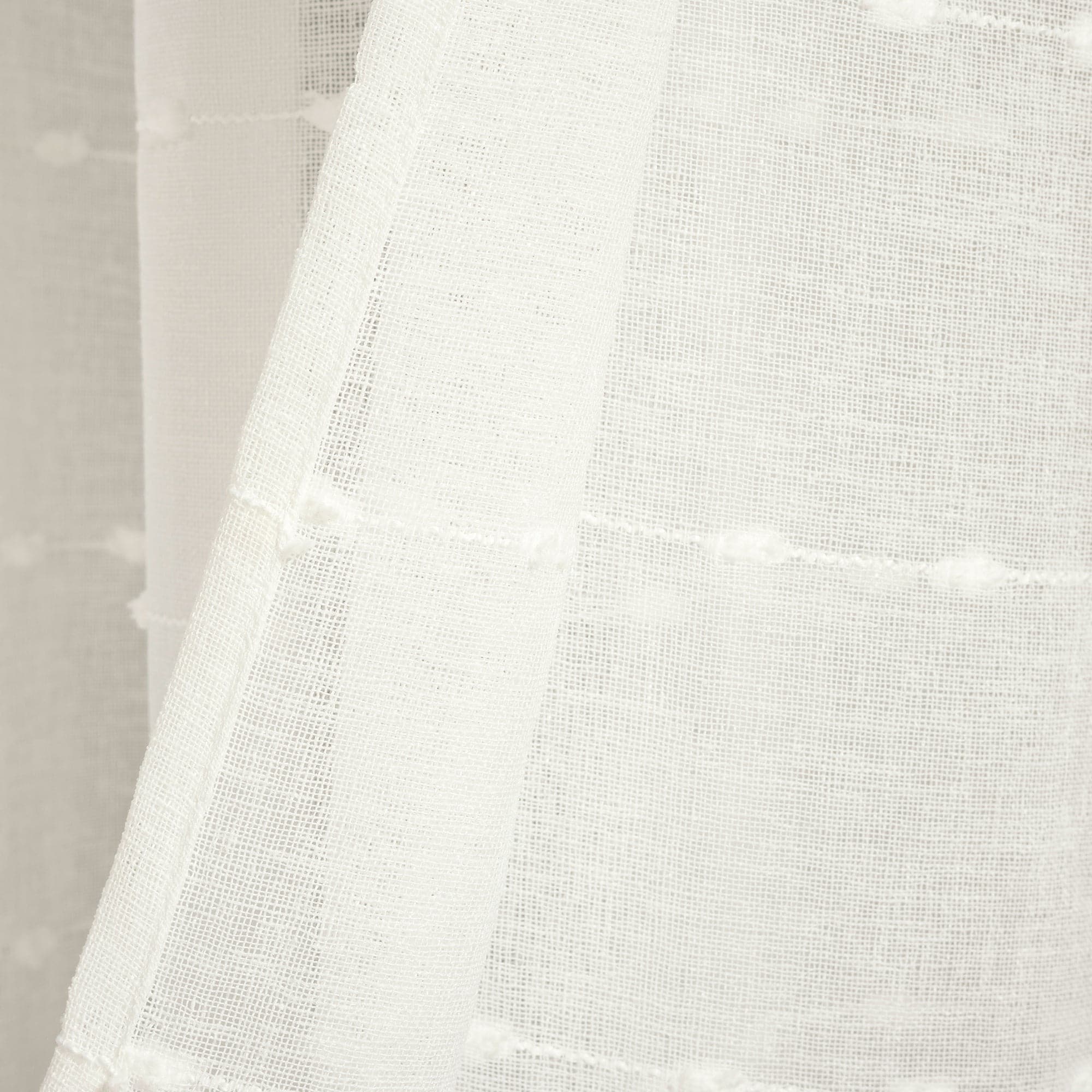 Farmhouse Style Textured Grommet Sheer Curtains - Ultra Wide Window Panels for Living Room, Bedroom & Dining Room Decor