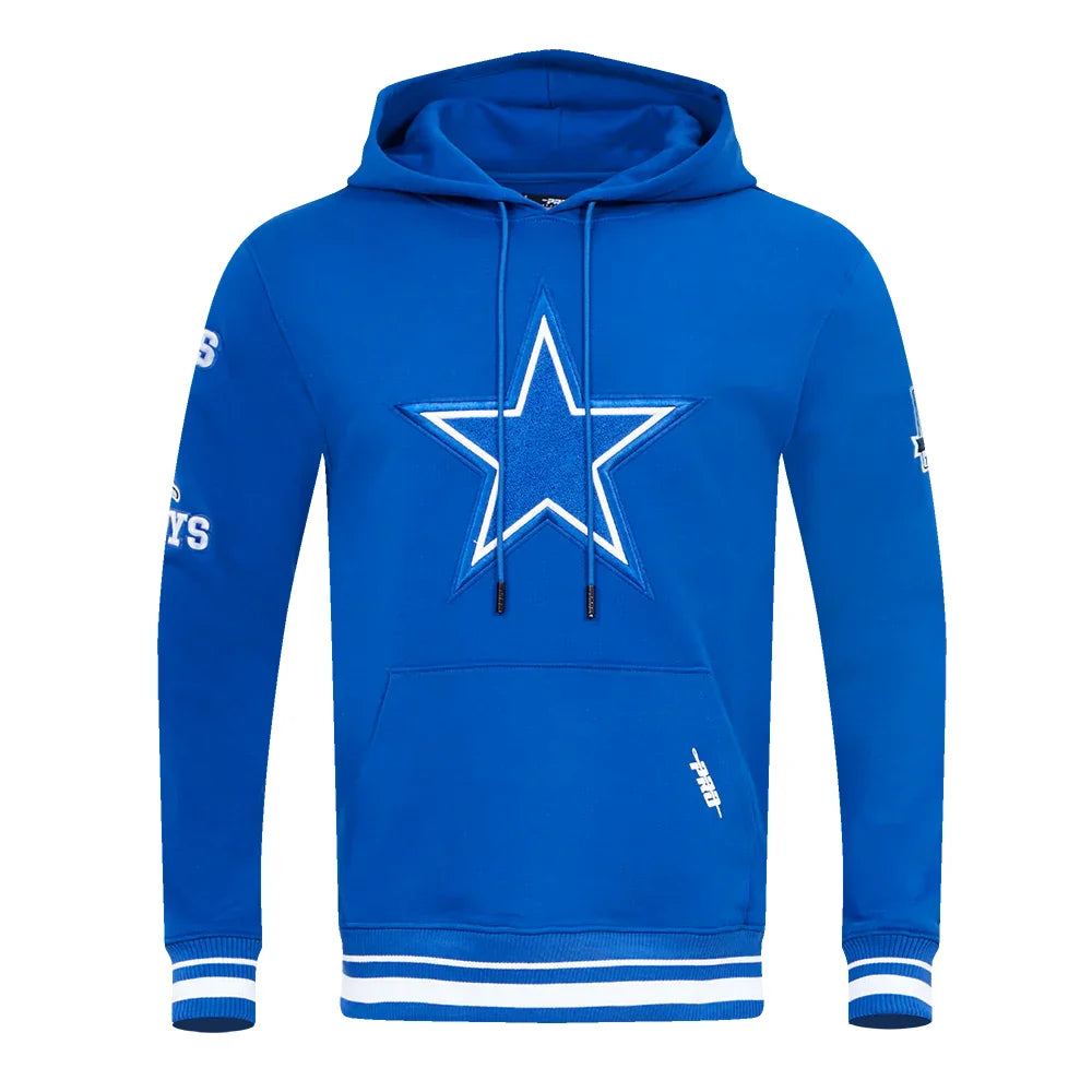 Men's Dallas Cowboys Retro Classic Hoodie - Pro Standard Blue NFL Fan Gear for Game Day & Casual Wear