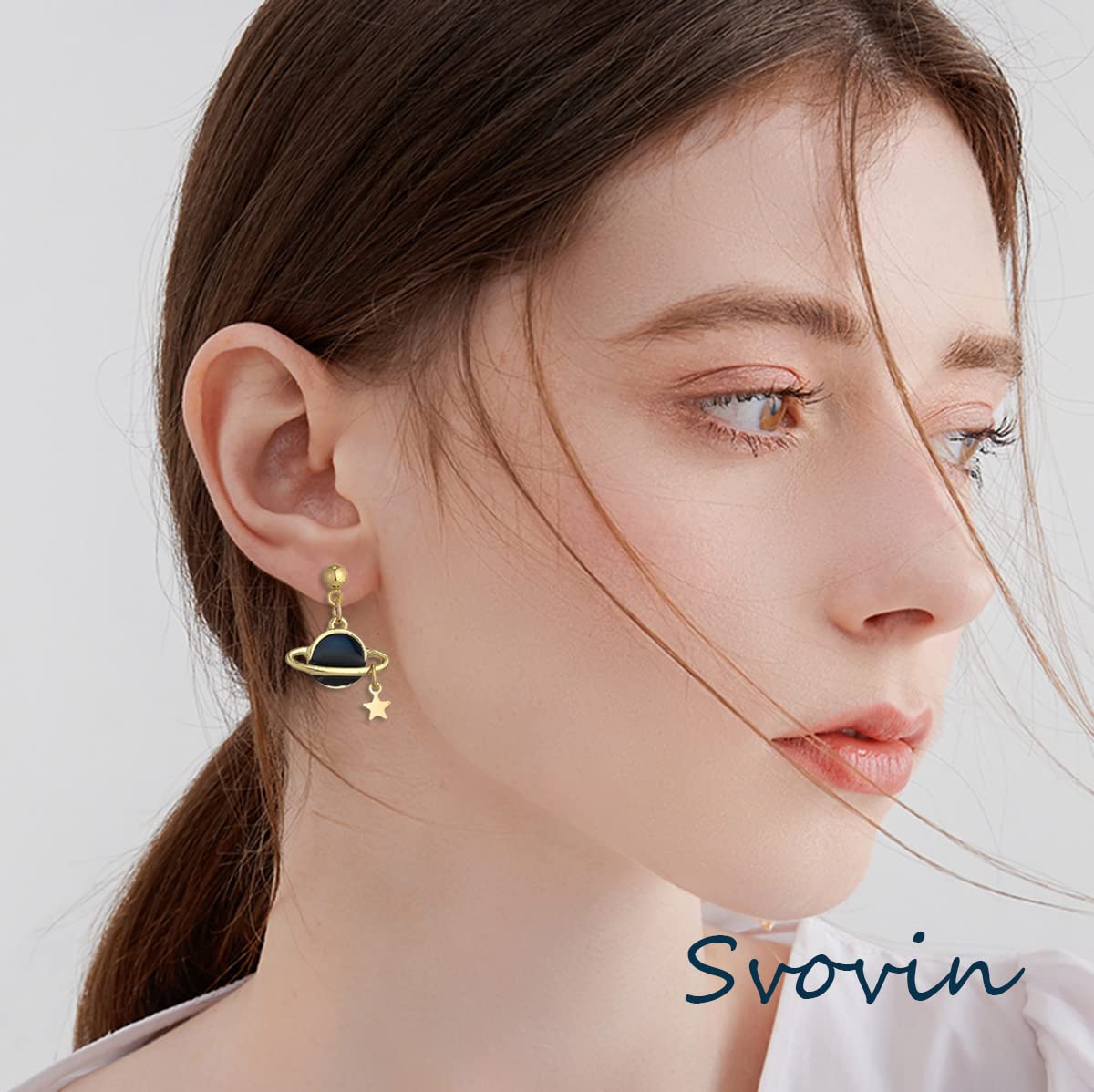 16 Pairs Moon and Star Earrings for Women - Dangle Earth Planet Asymmetrical Drop Earrings - Astronaut Space Stud Jewelry - Perfect for Cosplay, Astronomy Lovers & Unique Gift Giving