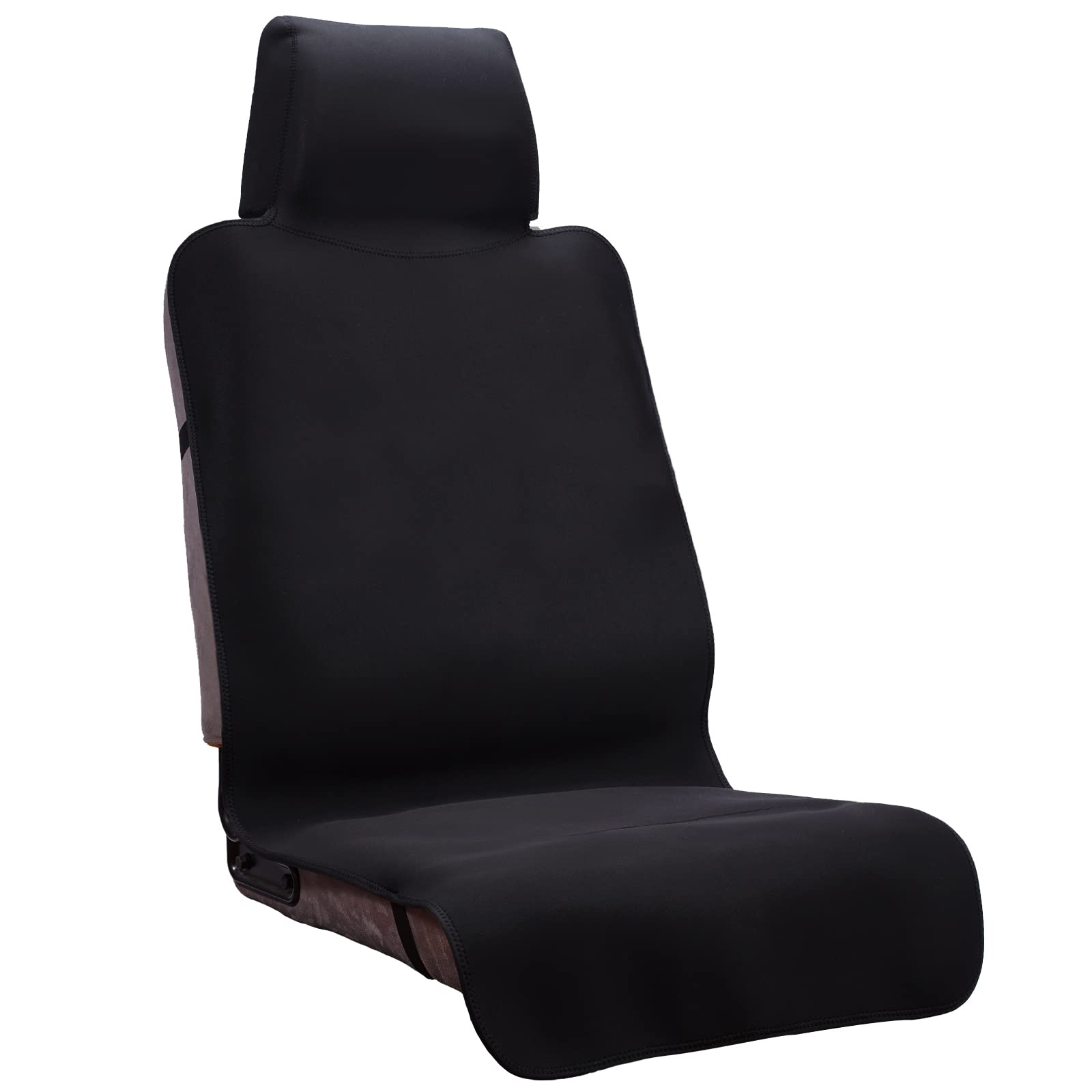 Waterproof Car Seat Cover - Upgraded Anti-Slip Sweat Protection for Universal Car, Truck & SUV Seats - Ideal for Surfing, Yoga, Gym & Workout - Perfect for Daily Commute, Road Trips & Outdoor Activities - Black