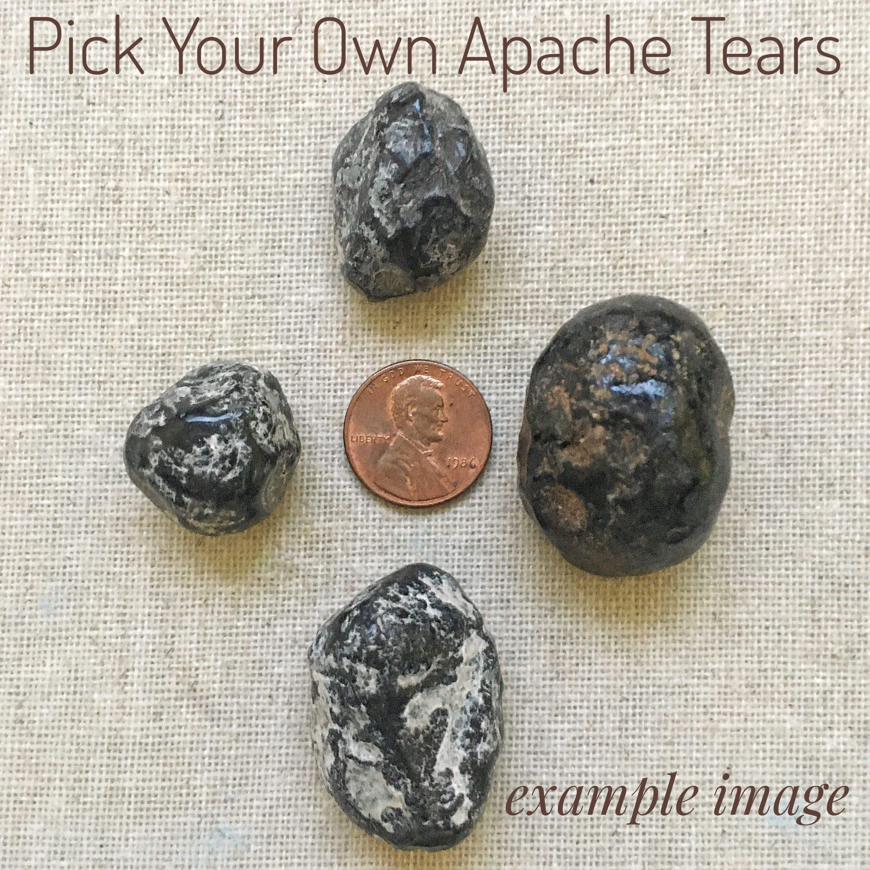 Original Apache Tears Obsidian Crystal Necklace - Healing Stone Jewelry for Women, Protection & Stress Relief - Perfect for Meditation, Yoga & Spiritual Gifts