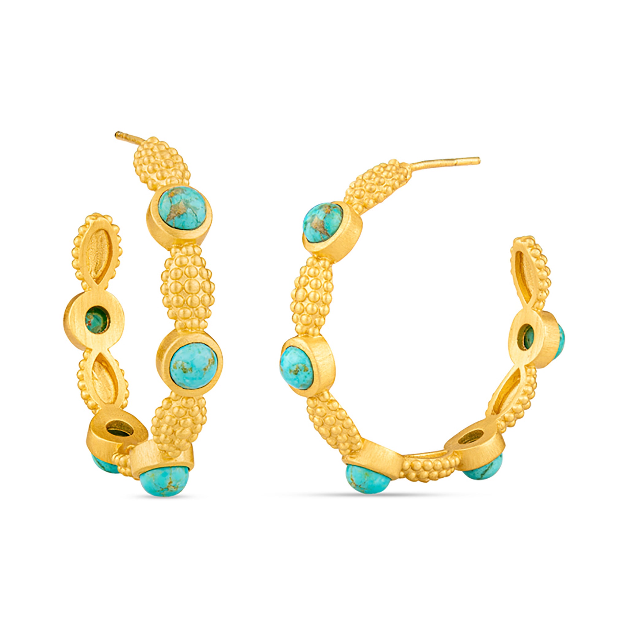 Flights of Fancy Hoop Earrings for Women - Elegant Gold/Silver Dangle Jewelry - Perfect for Parties, Weddings & Everyday Wear
