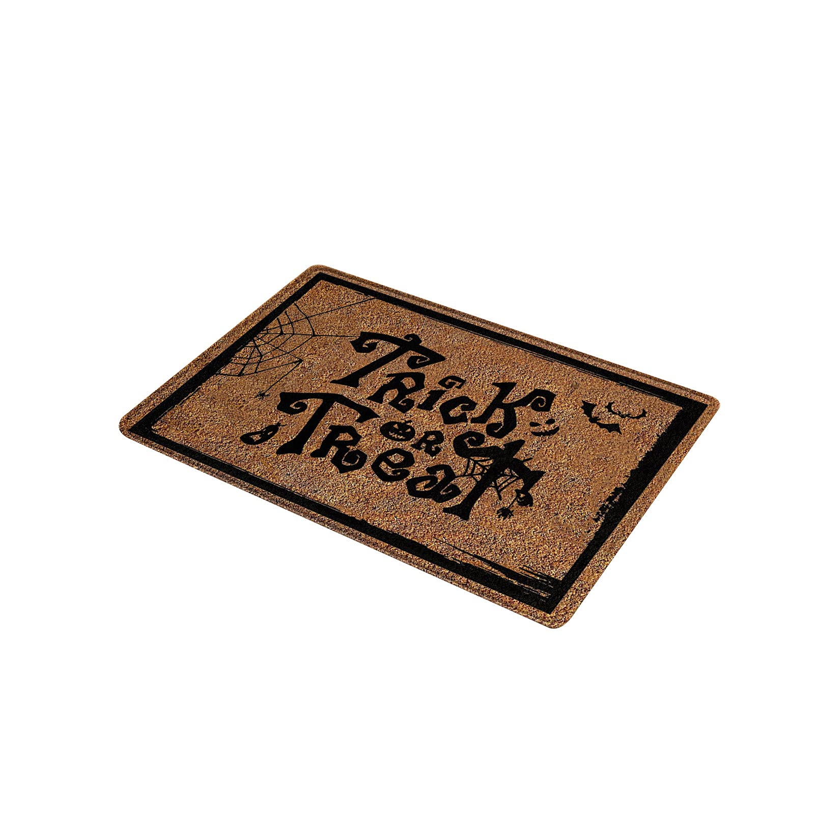 Halloween Doormat - Non-Slip Polyester Welcome Mat for Front Door, Indoor/Outdoor Use - Spooky Decor for Home, Porch, and Entryway - Perfect for Fall and Halloween Season Decorations