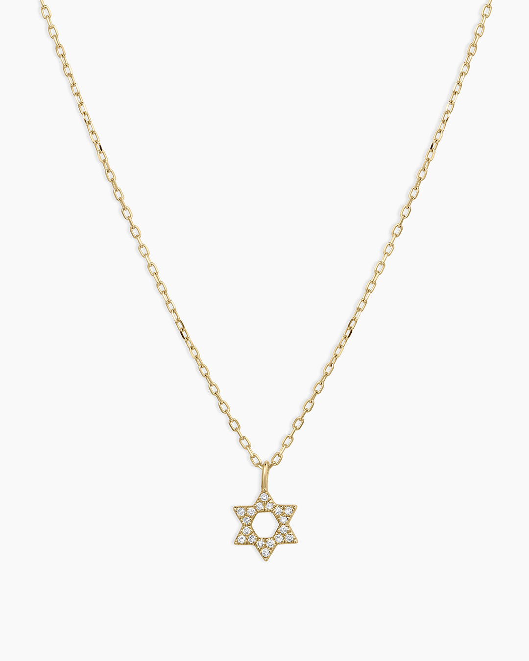 14K Gold Diamond Star of David Necklace for Women - Elegant Jewish Jewelry Gift for Hanukkah, Bat Mitzvah & Special Occasions