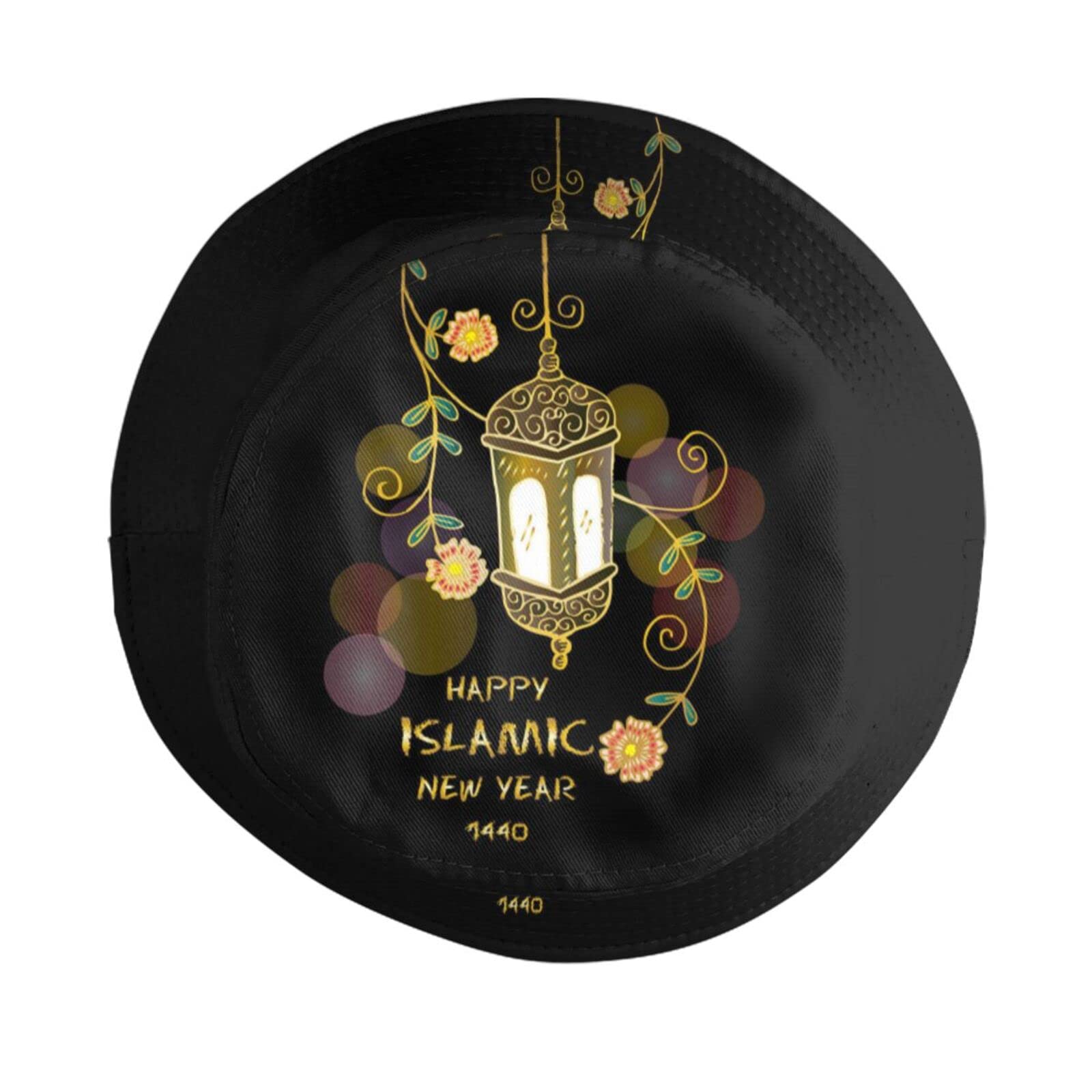 Islamic Muharram Bucket Hat - Sun Protection Fisherman Hat for Men & Women - Perfect for Outdoor Activities, Beach, and Religious Celebrations