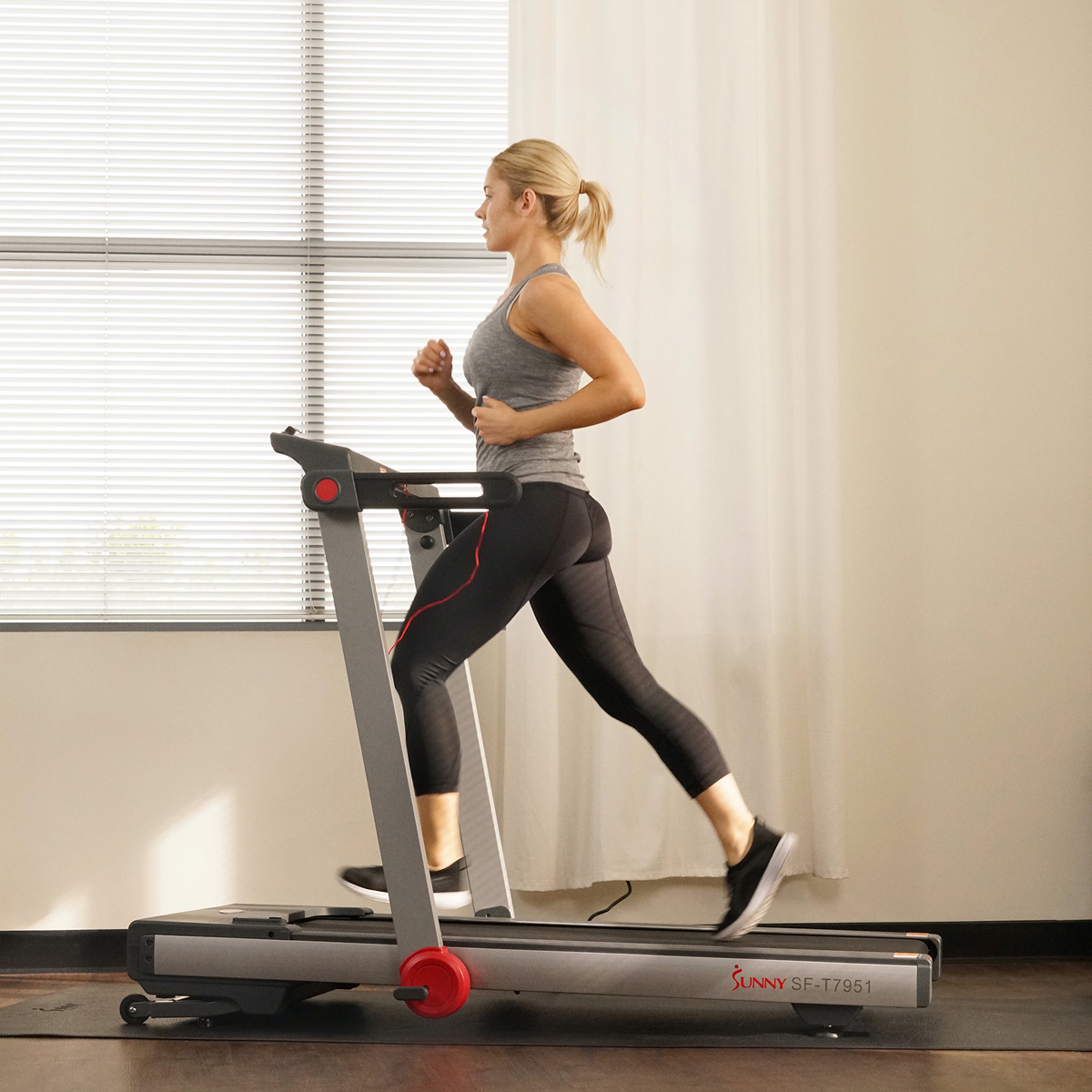 Auto Incline Treadmill - Motorized Folding Treadmill for Home Gym with 12% Incline, 300 lb Capacity - Perfect for Cardio, Running & Weight Loss Workouts