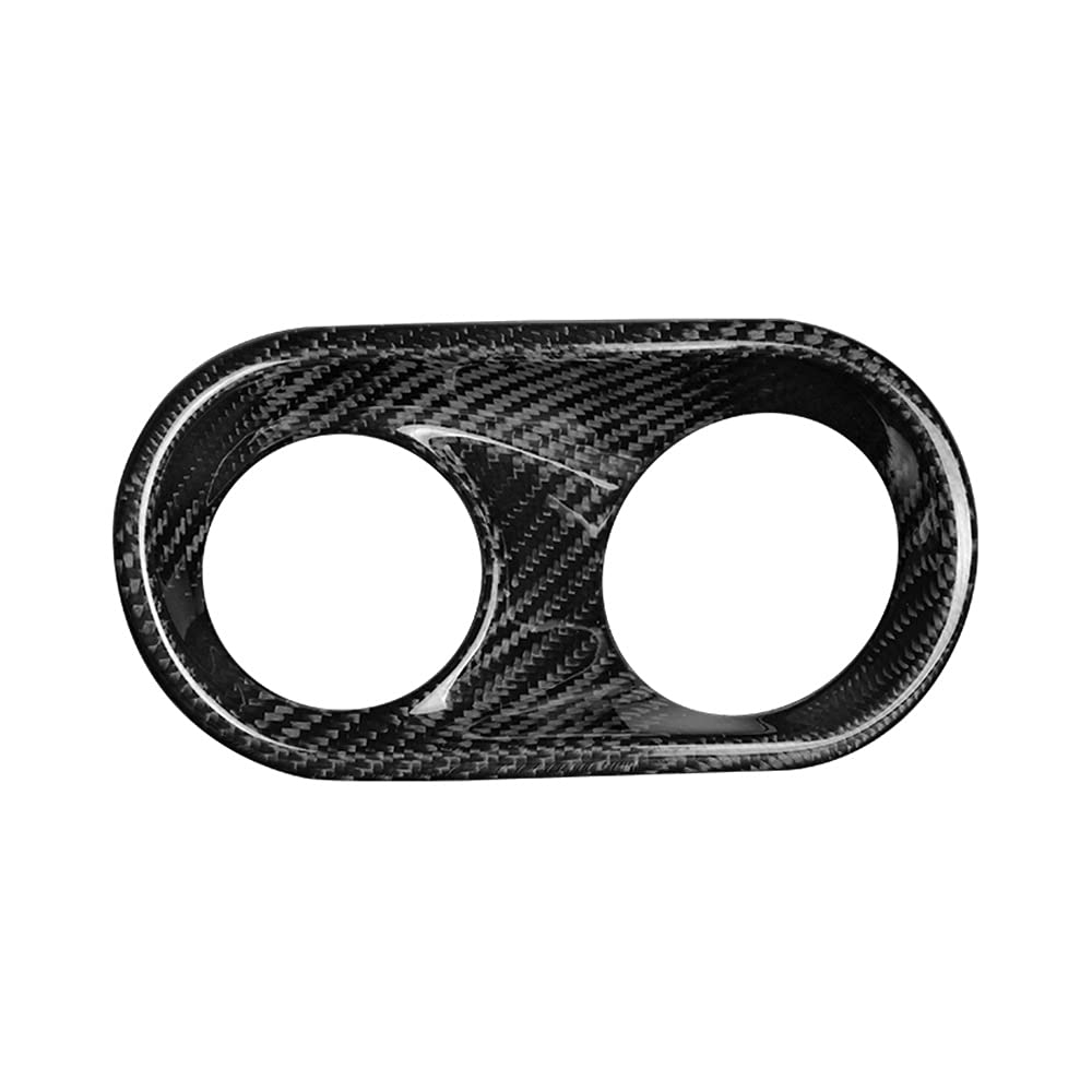 Genuine Carbon Fiber Headlight Switch Knob Panel Cover Frame for Porsche Macan - Premium Interior Upgrade Accessory | Perfect for Car Enthusiasts & Customization Projects