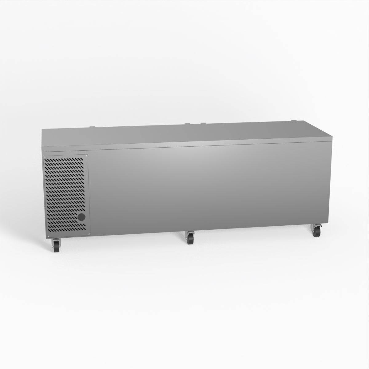 Commercial Refrigerator AG 4 Glass Door Worktop Fridge GNX4100TNG - Under Counter Freezer for Restaurants, Bars, and Cafes - Perfect for Food Storage and Beverage Cooling