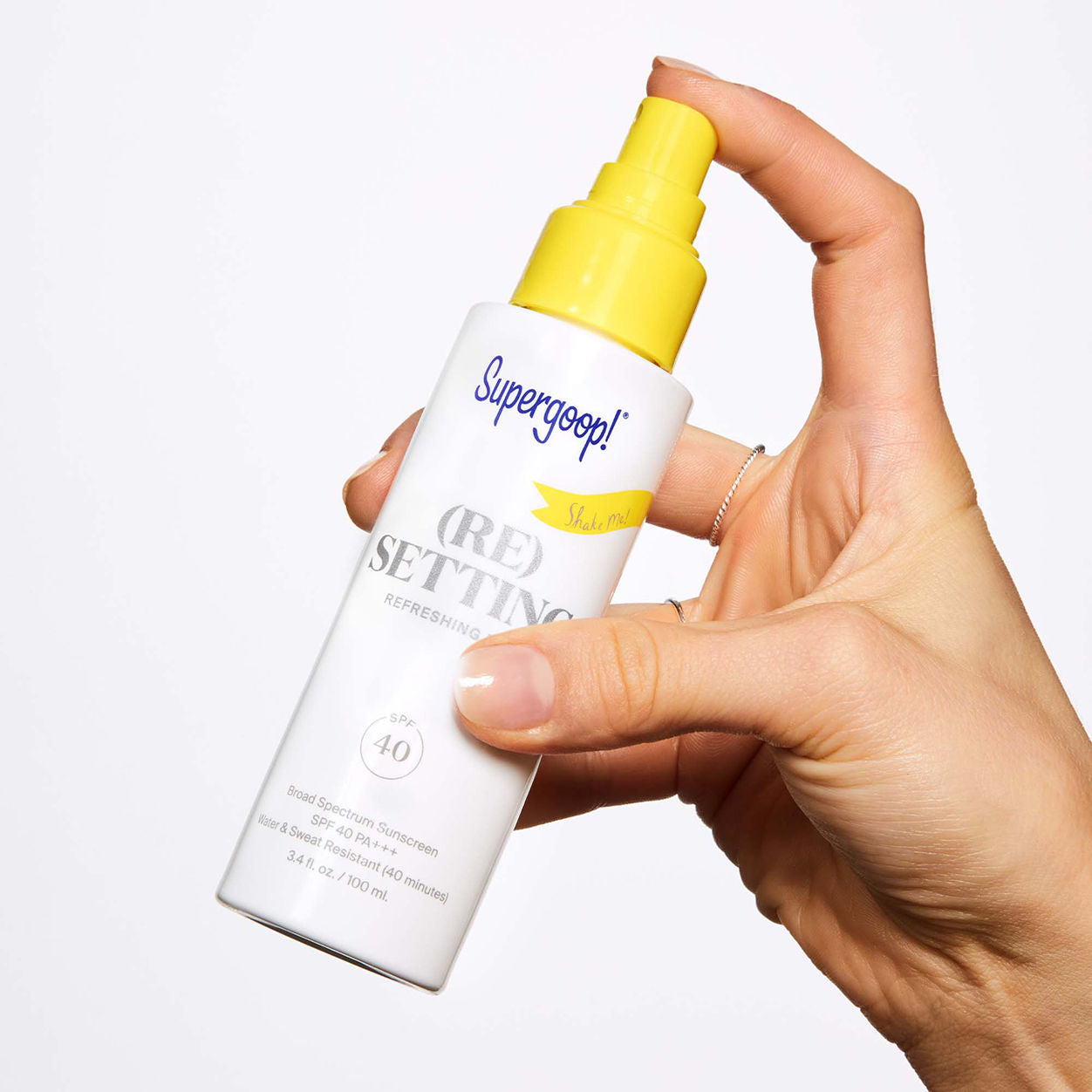 (Re)Setting Refreshing Mist SPF 40 Sunscreen - Hydrating Face Spray with Broad Spectrum Protection for Daily Use, Travel & Outdoor Activities