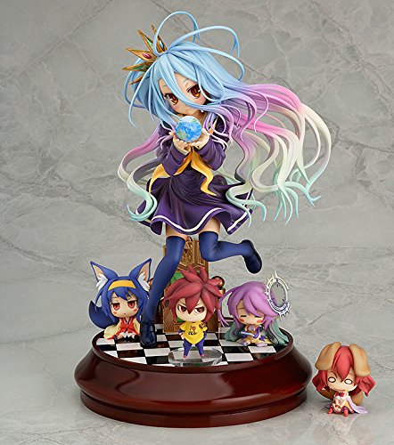 No Game No Life Shiro 1/7 Scale PVC Figure - Anime Collectible for Fans, Perfect for Display in Home, Office, or Gaming Room