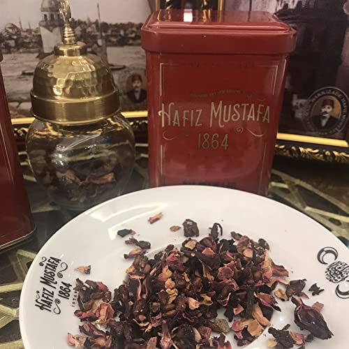 Hafiz Mustafa 1864 Istanbul Pomegranate Fruit Tea - Premium Herbal Tea Blend for Relaxation & Wellness - Perfect Gift for Birthday, Christmas, Anniversary & Tea Lovers - Enjoy Hot or Iced for Afternoon Tea, Office Break or Evening Relaxation