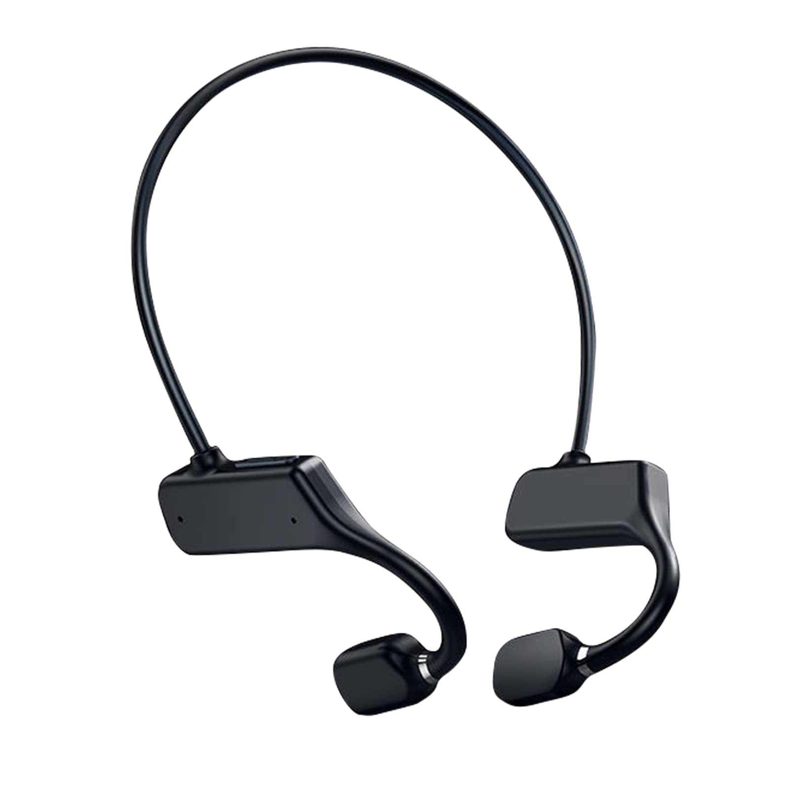 ZTGD Wireless Bluetooth Bone Conduction Headphones - IPX5 Waterproof, Secure Ear Hook Design, Bluetooth 5.1 for Running, Cycling, Gym Workouts & Outdoor Sports (Black)