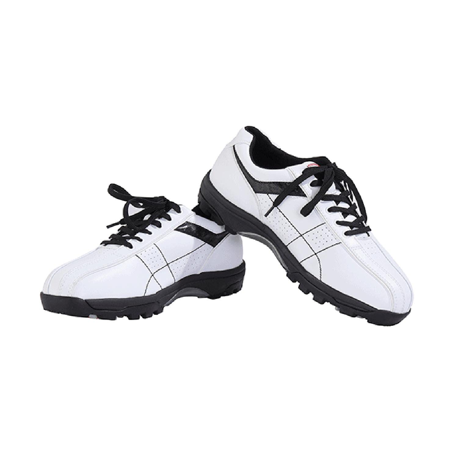 HANHJ Fire Wolf Men's Golf Shoes - Waterproof & Breathable Non-Slip Spikes for Outdoor Sports, Running, Walking | All-Season Comfortable Athletic Shoes for Golf Course, Gym, Hiking & Daily Wear