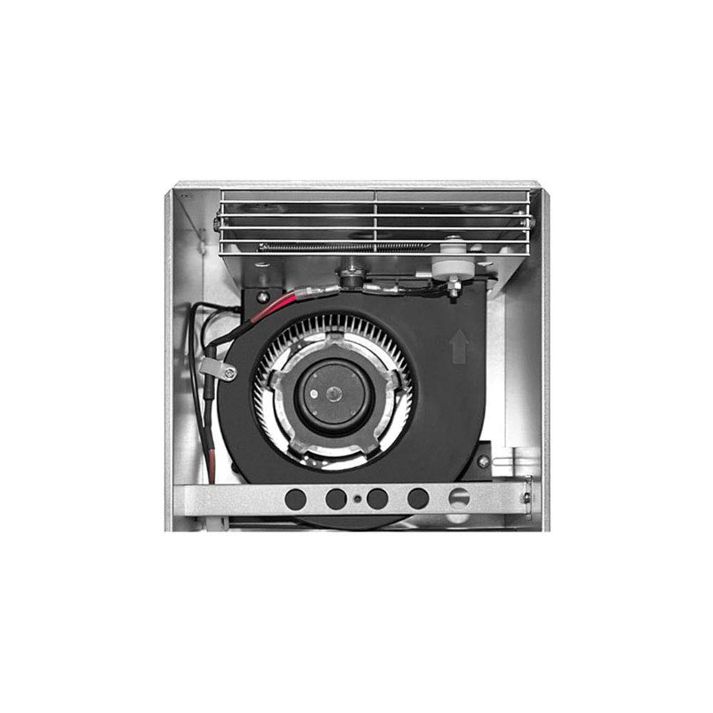 Delta Electronics RAD80LED BreezRadiance 80 CFM Bathroom Exhaust Fan with LED Dimmable Light and Heater - Quiet Ventilation for Bathrooms, Showers & Home Comfort