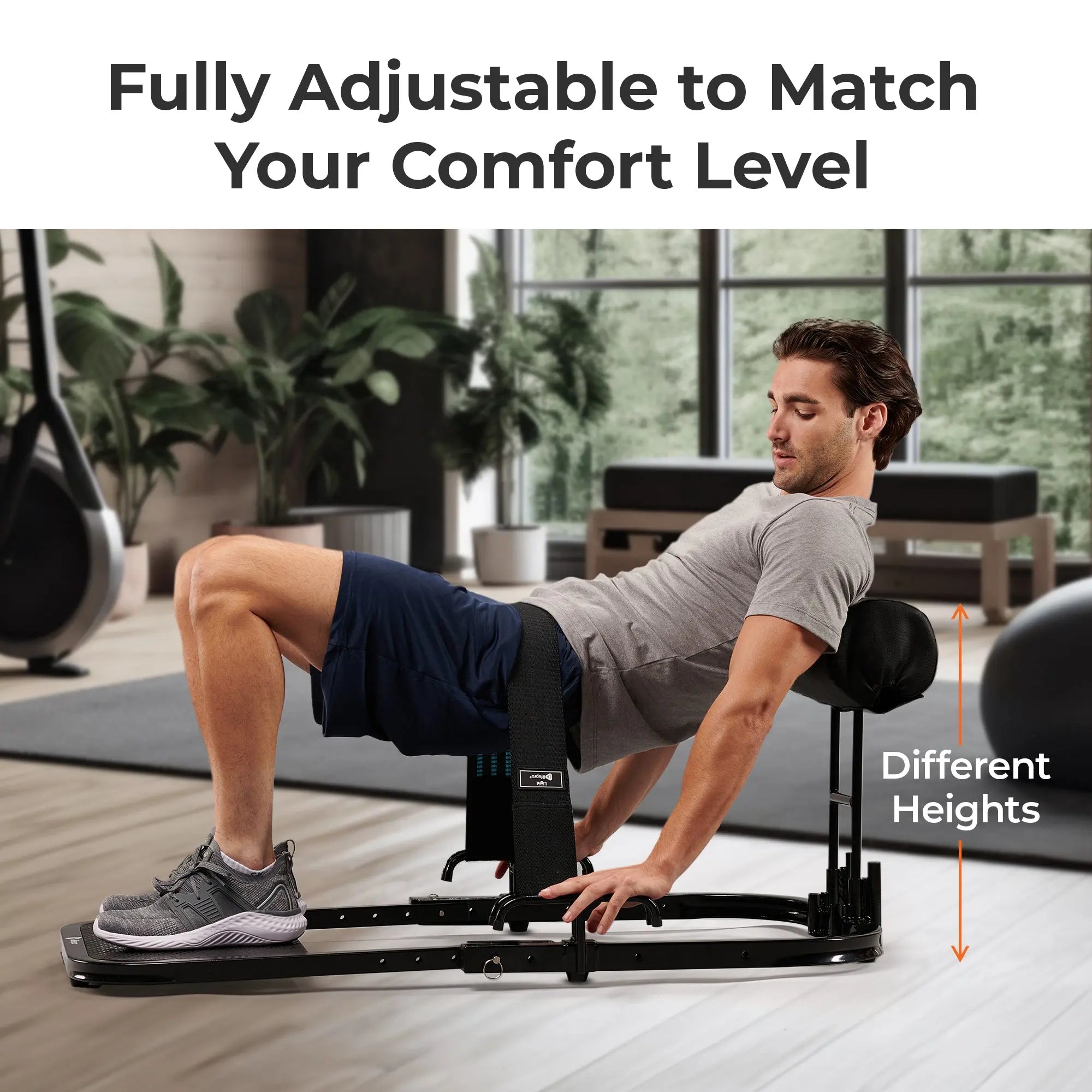 Gluteblast Lite Hip Thrust Machine - Portable Glute Trainer for Home Gym Workouts, Butt & Leg Toner - Perfect for Glute Activation, Strength Training & Home Fitness Routines