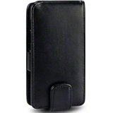 HTC One S Flip Case - Premium Black Leather Protective Cover for HTC One S Smartphone | Perfect for Work, Travel & Everyday Use