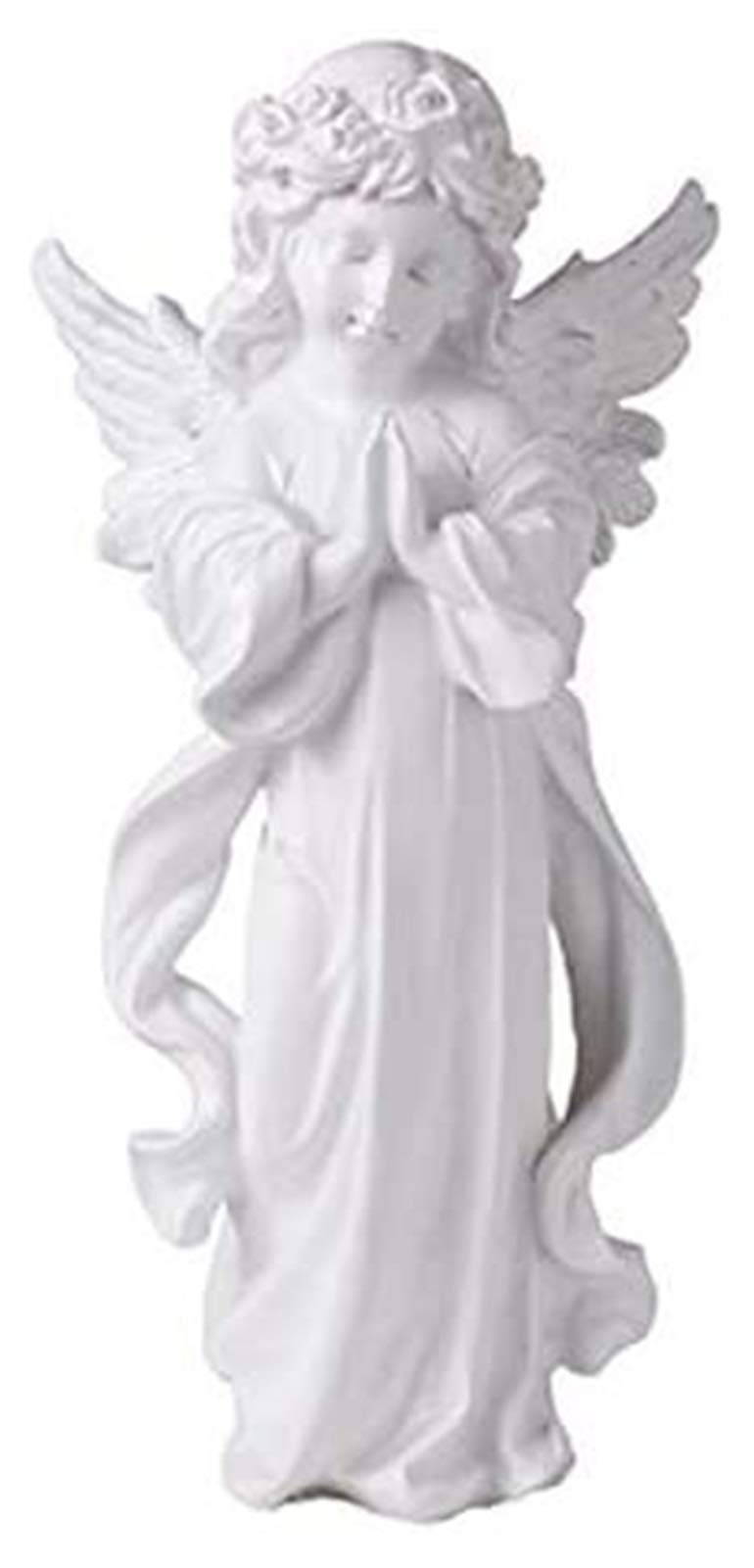 Handiya Resin Angel Girl Statue - Cute Home Decor Sculpture for Bookshelf, Tabletop, and Gift Giving | Elegant Figurine for Living Room, Bedroom, and Office Decoration