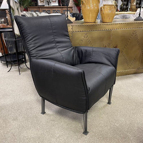 Premium Hugo Chair - Handcrafted in New Zealand - Eastwood Ebony Black Finish - Modern Lounge & Office Seating Solution