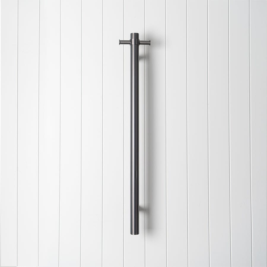 Premium Heated Towel Rail in Gunmetal Finish - Fast Warming Bathroom Towel Warmer for Spa, Luxury Hotels & Cozy Home Use