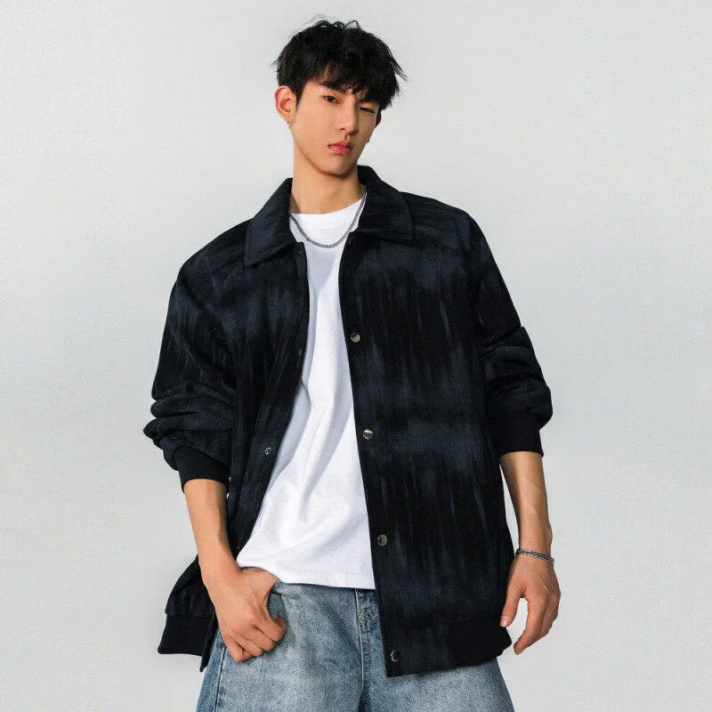 Men's American Style Jackets - Spring Casual Single Breasted Solid Color Turn Down Collar Coat | Trendy Outerwear for Everyday Wear & Office | Fashionable Men's Clothing 9W1238