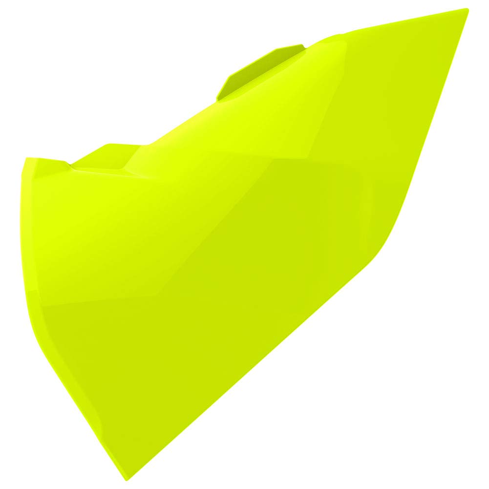 Polisport Air Filter Box Cover Flo Yellow for KTM 125 SX (2016-2018) | Dirt Bike Replacement Part | Off-Road Motorcycle Protection & Performance Upgrade