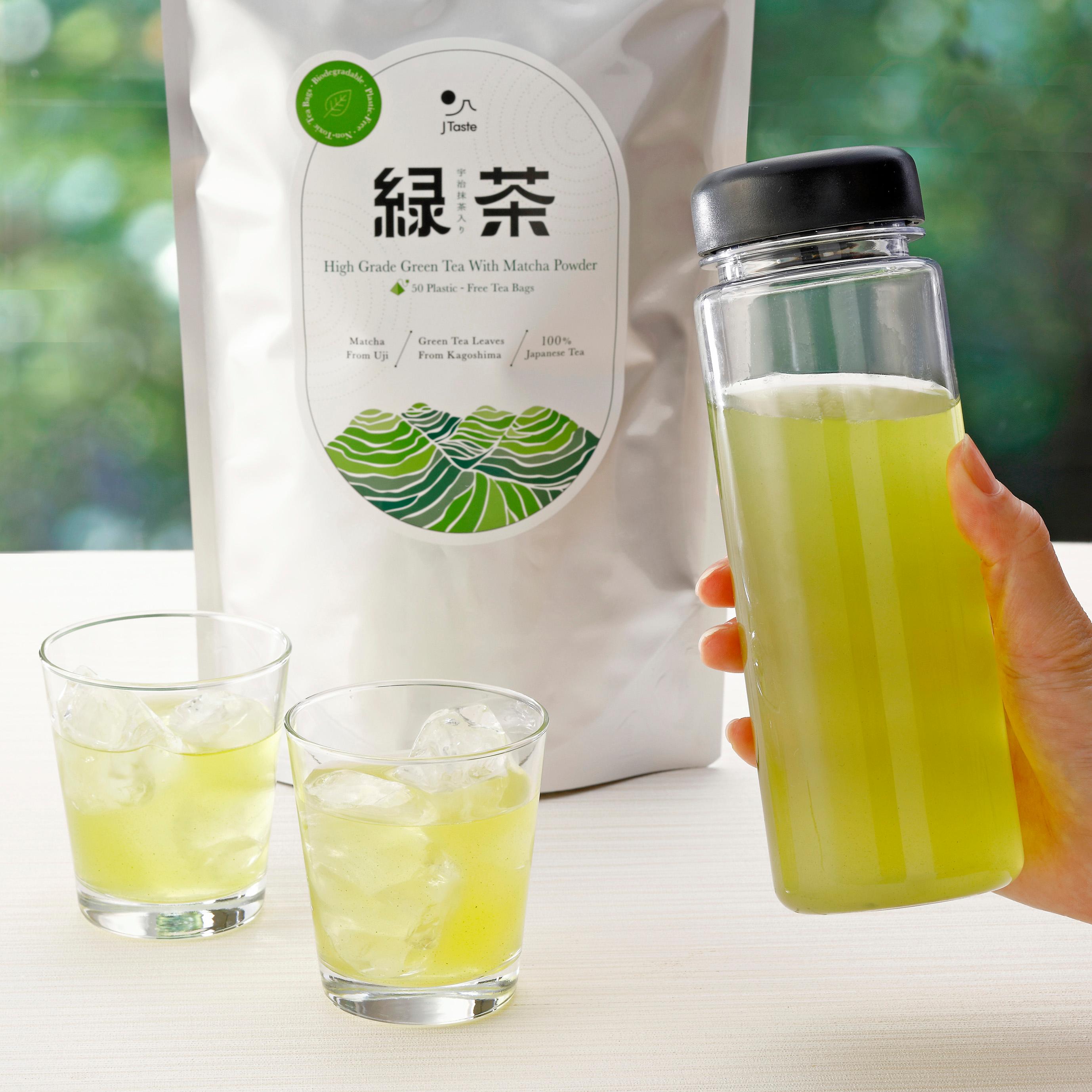 Premium Organic Green Tea with Matcha - 50 Biodegradable Tea Bags for Energy Boost & Relaxation - Perfect for Morning Routine, Afternoon Pick-Me-Up or Evening Wind Down