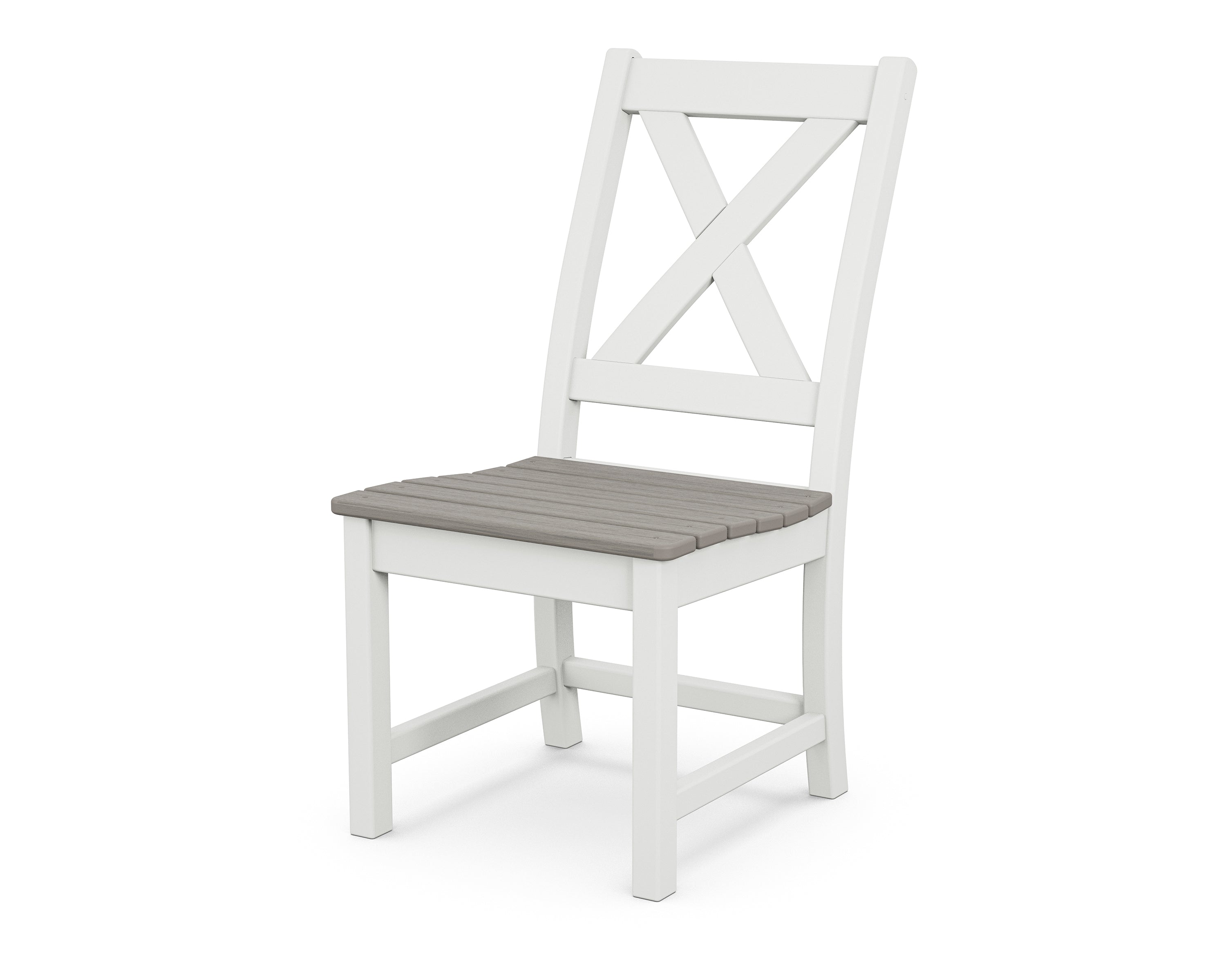 POLYWOOD Braxton Outdoor Dining Chair - Weather-Resistant, Durable & Comfortable - Perfect for Patio, Deck, Poolside & Garden Use