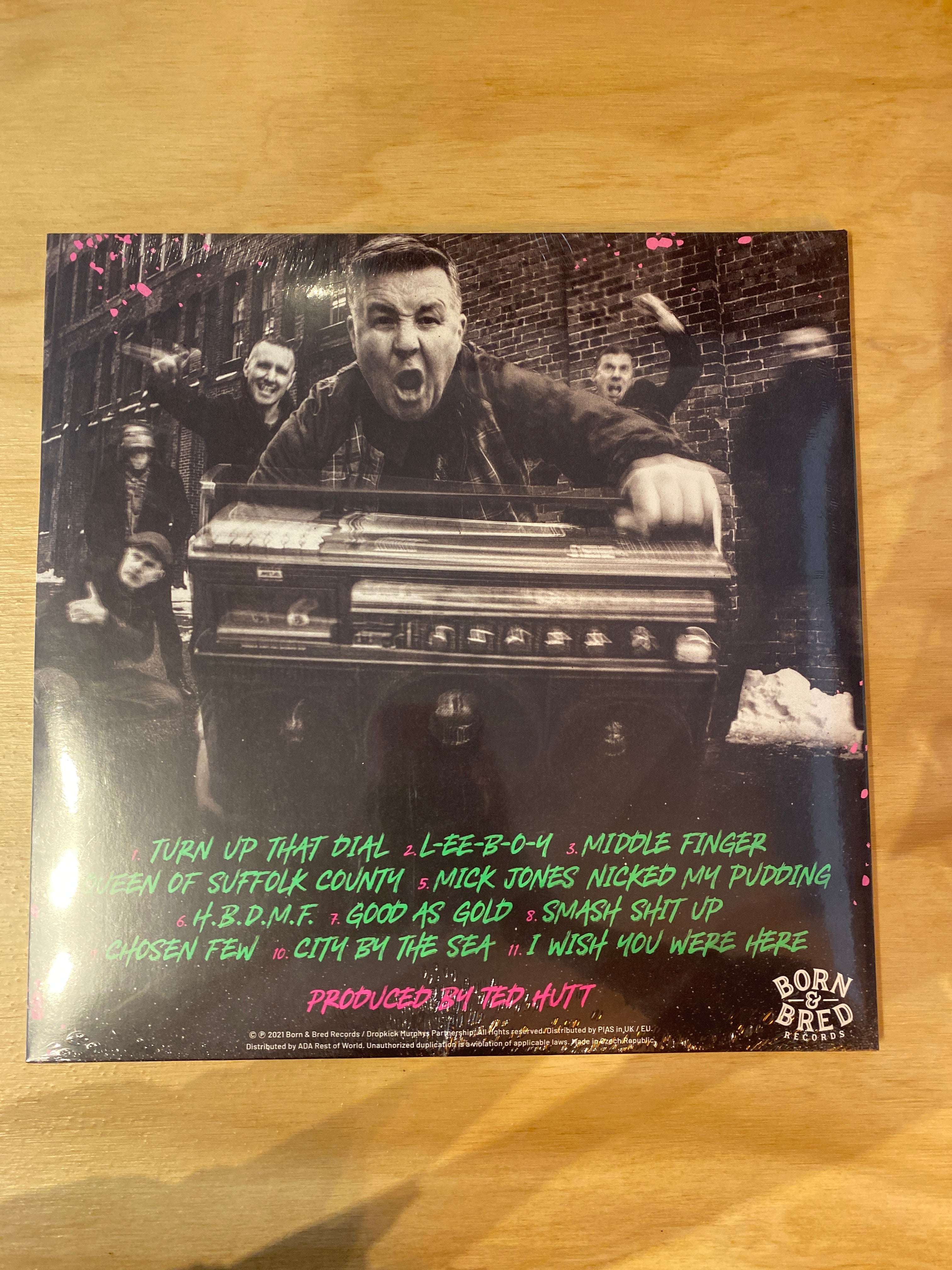 Dropkick Murphys - Turn Up That Dial Vinyl LP Record | Punk Rock Music for Parties, Workouts & Irish Pub Nights