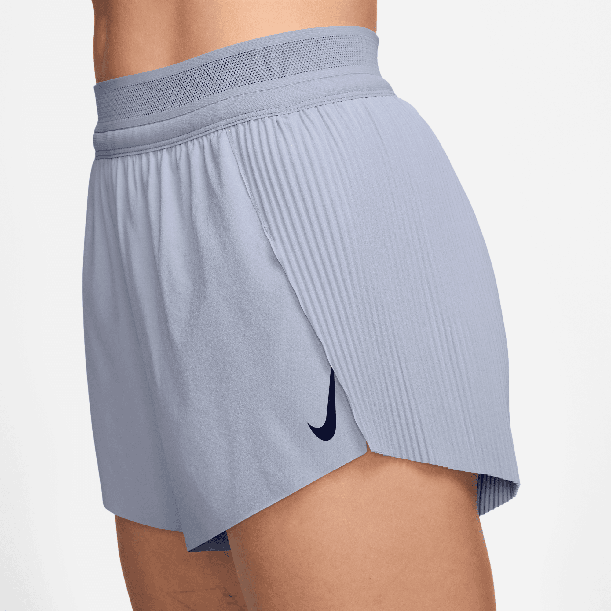 Nike Women's DRI-FIT ADV Aeroswift Mid-Rise Lined Running Shorts - Breathable Quick-Dry 3