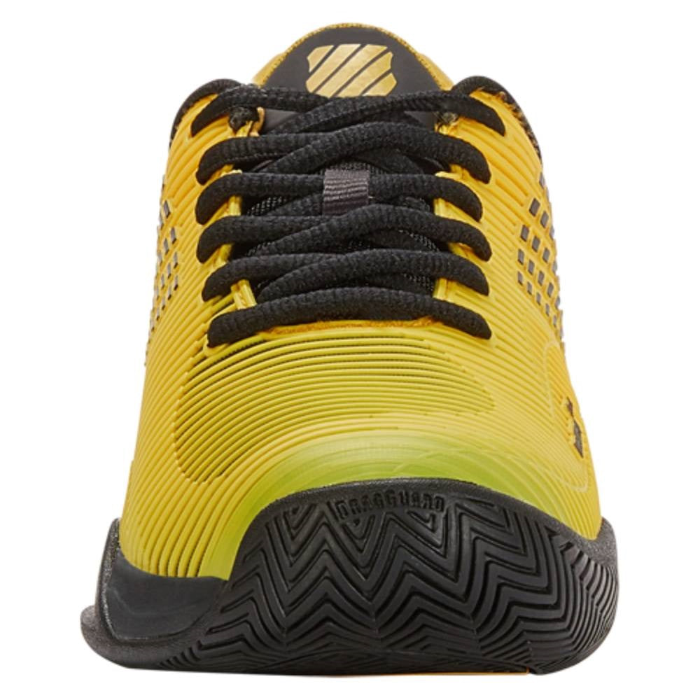K Swiss Hypercourt Supreme Men's Tennis Shoes - Lightweight Performance Court Shoes for Men (Yellow/Black) | Ideal for Tennis, Pickleball & Casual Wear