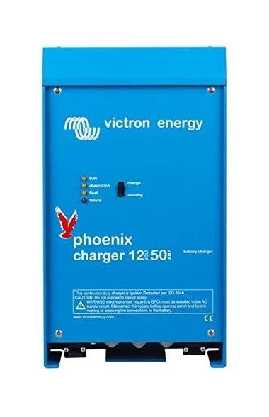 Victron Energy Phoenix Inverter Charger 12V 50A 120V/240V - Reliable Power for RVs, Boats & Off-Grid Living