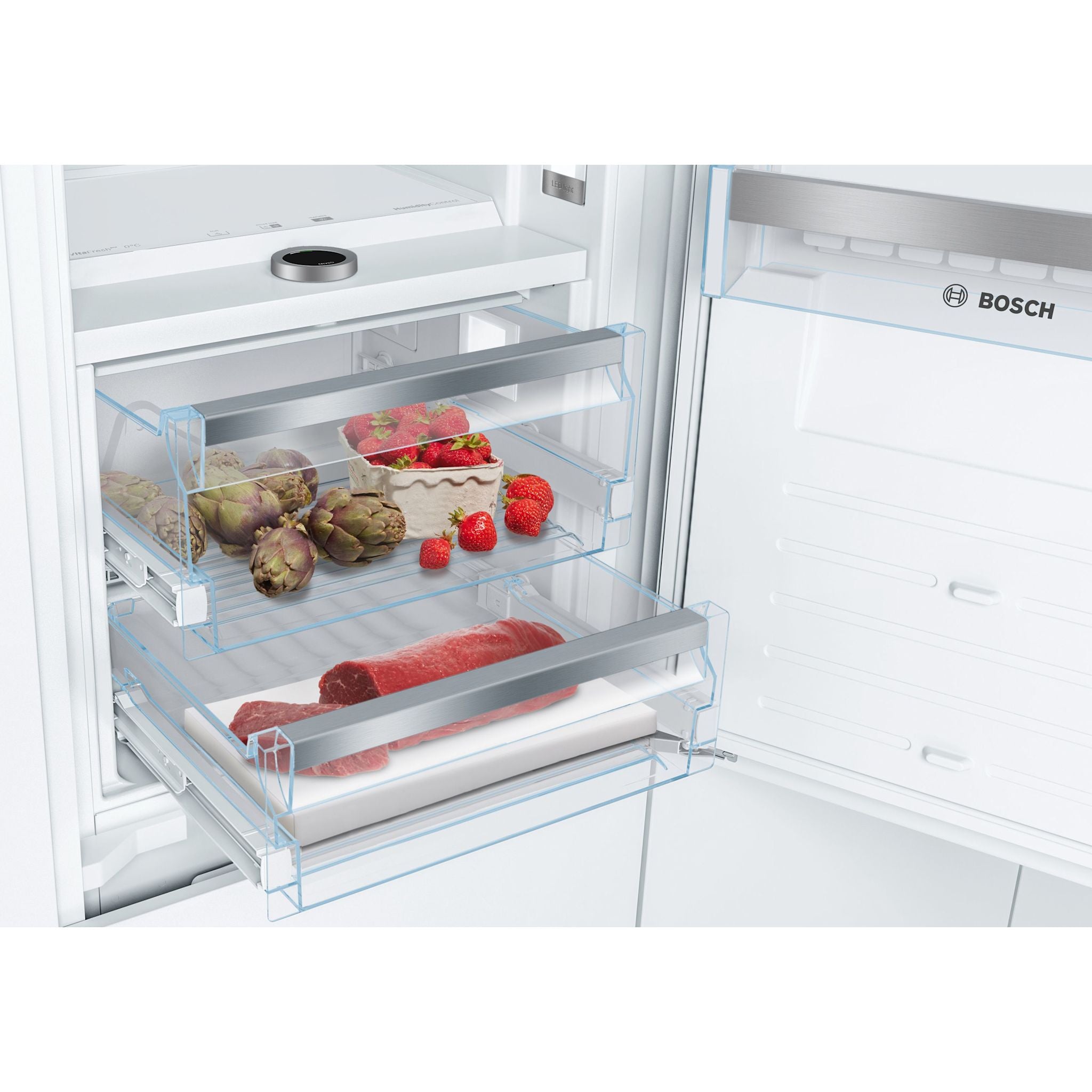 Bosch Built-In Refrigerator - Panel Ready Stainless Steel Smart Fridge (B09IB91NSP) - Perfect for Modern Kitchens and Open-Concept Homes