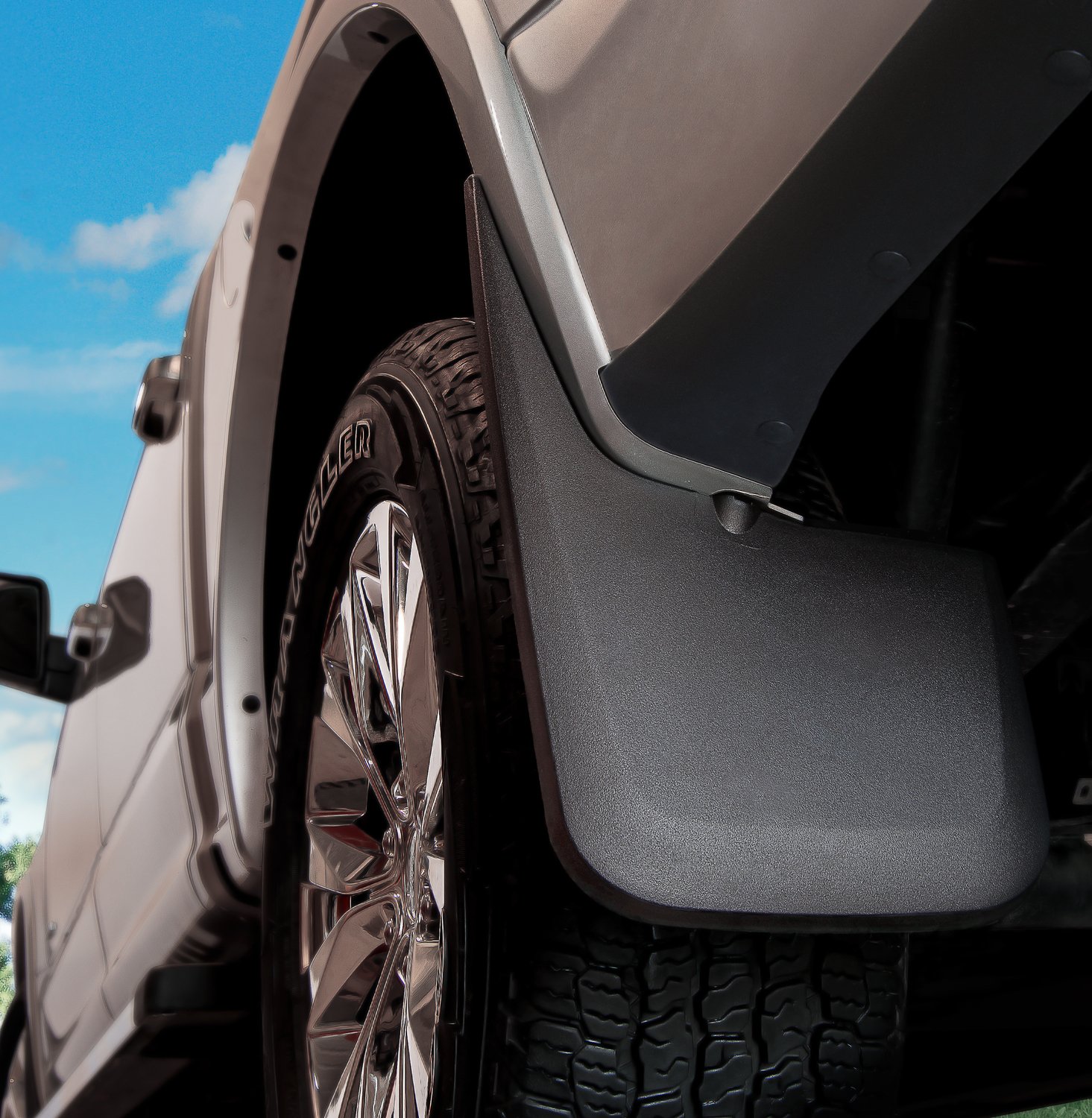 Husky Liners Rear Mud Guards for 2007-2014 Chevy Silverado/GMC Sierra 3500 DRW - Black 2-Piece Set (57841) | Heavy Duty Protection Against Splash & Debris | Perfect for Off-Roading & Winter Driving