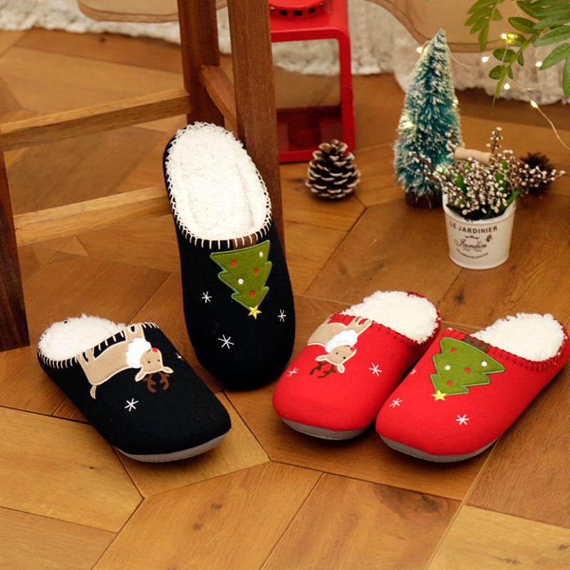 Cozy Holiday Slippers for Women & Men - Fuzzy Warm House Shoes with Non-Slip Sole - Perfect Christmas Gifts for Family & Friends - Ideal for Winter Indoor Comfort & Relaxation