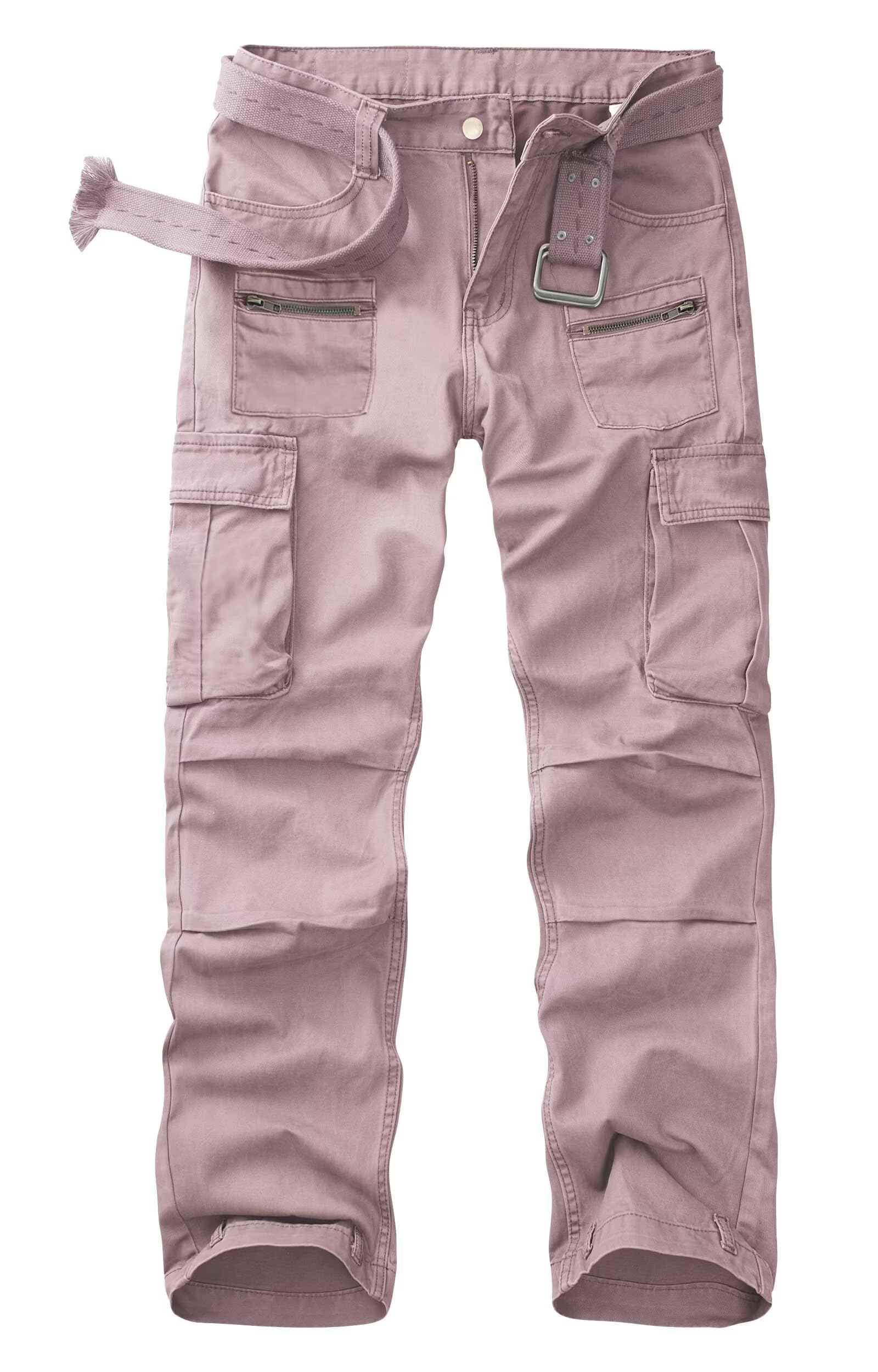 KOCTHOMY Women's Hiking Pants - Relaxed Fit Cargo Pants with Zipper Pockets, No Belt Needed - Perfect for Outdoor Adventures, Casual Work & Travel